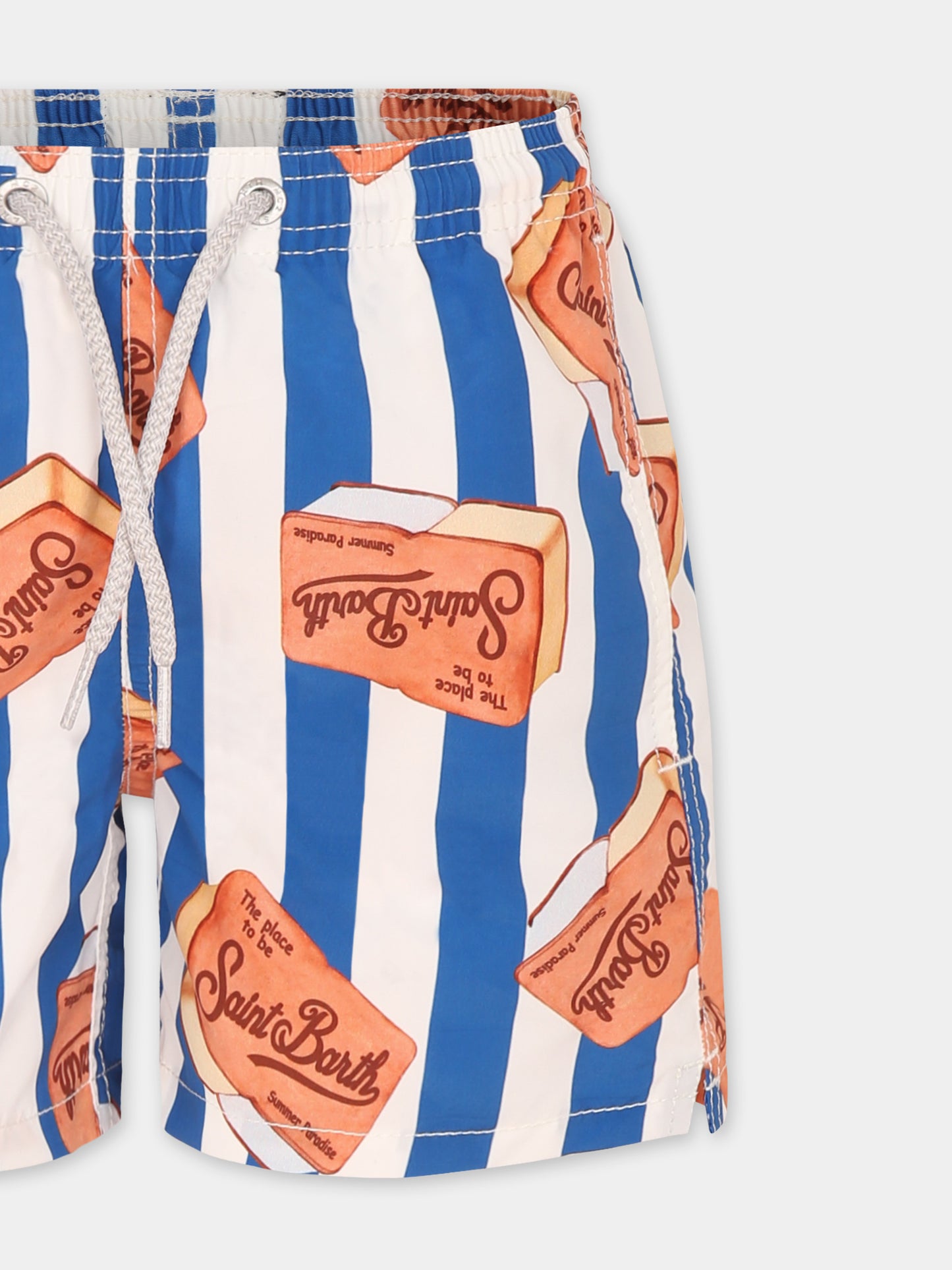 Boxer mare blu per bambino con gelato all over,Mc2 Saint Barth,JEA0001 04510H