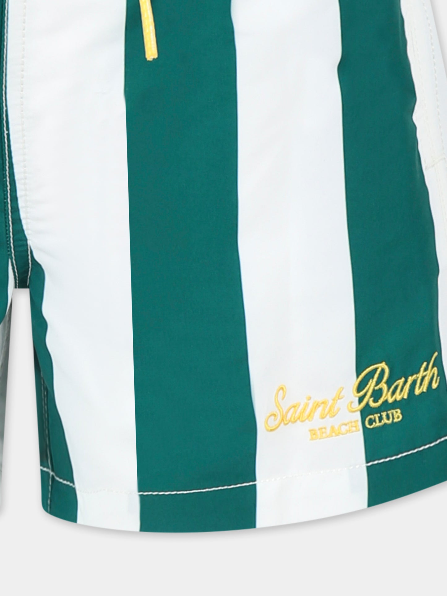 Boxer mare verde per bambino con logo,Mc2 Saint Barth,JEA0001 01946H