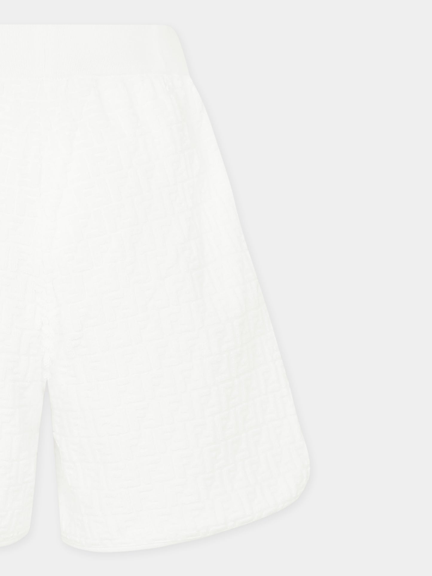 White shorts for boy with FF
