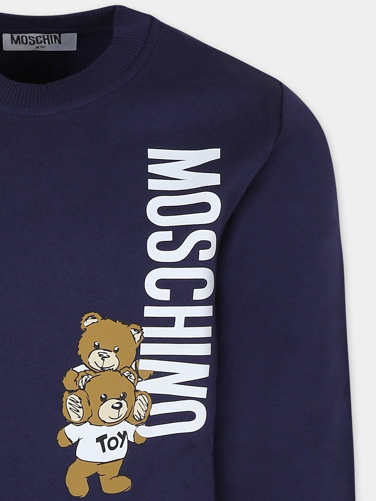 Beige sweatshirt for kids with Teddy Bears