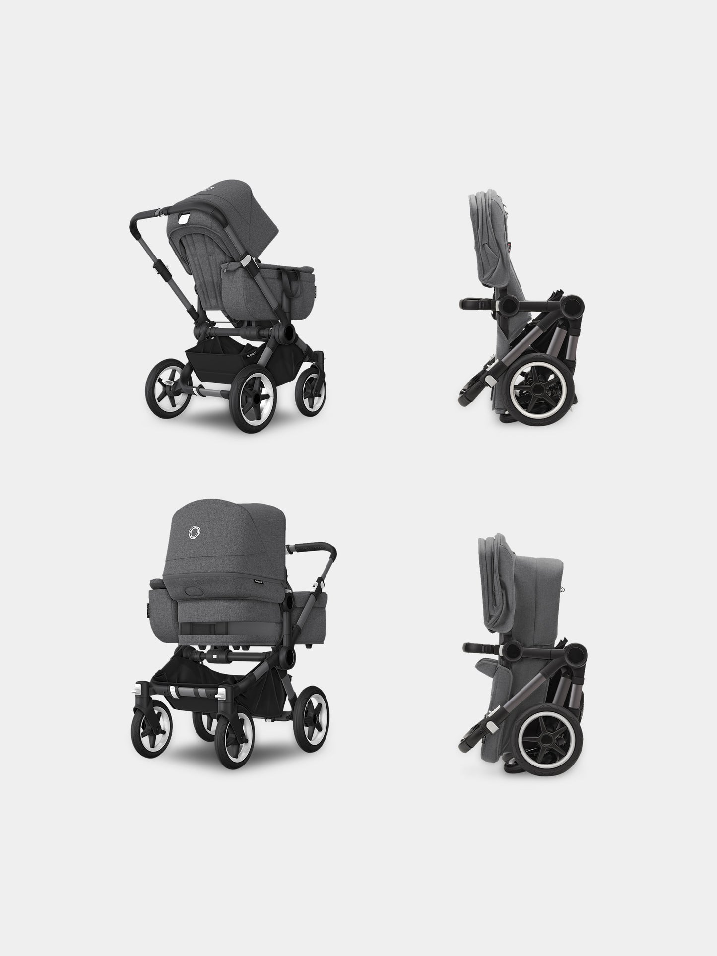 Stroller Donkey 5 Mono complete Graphite/Grey for babykids
