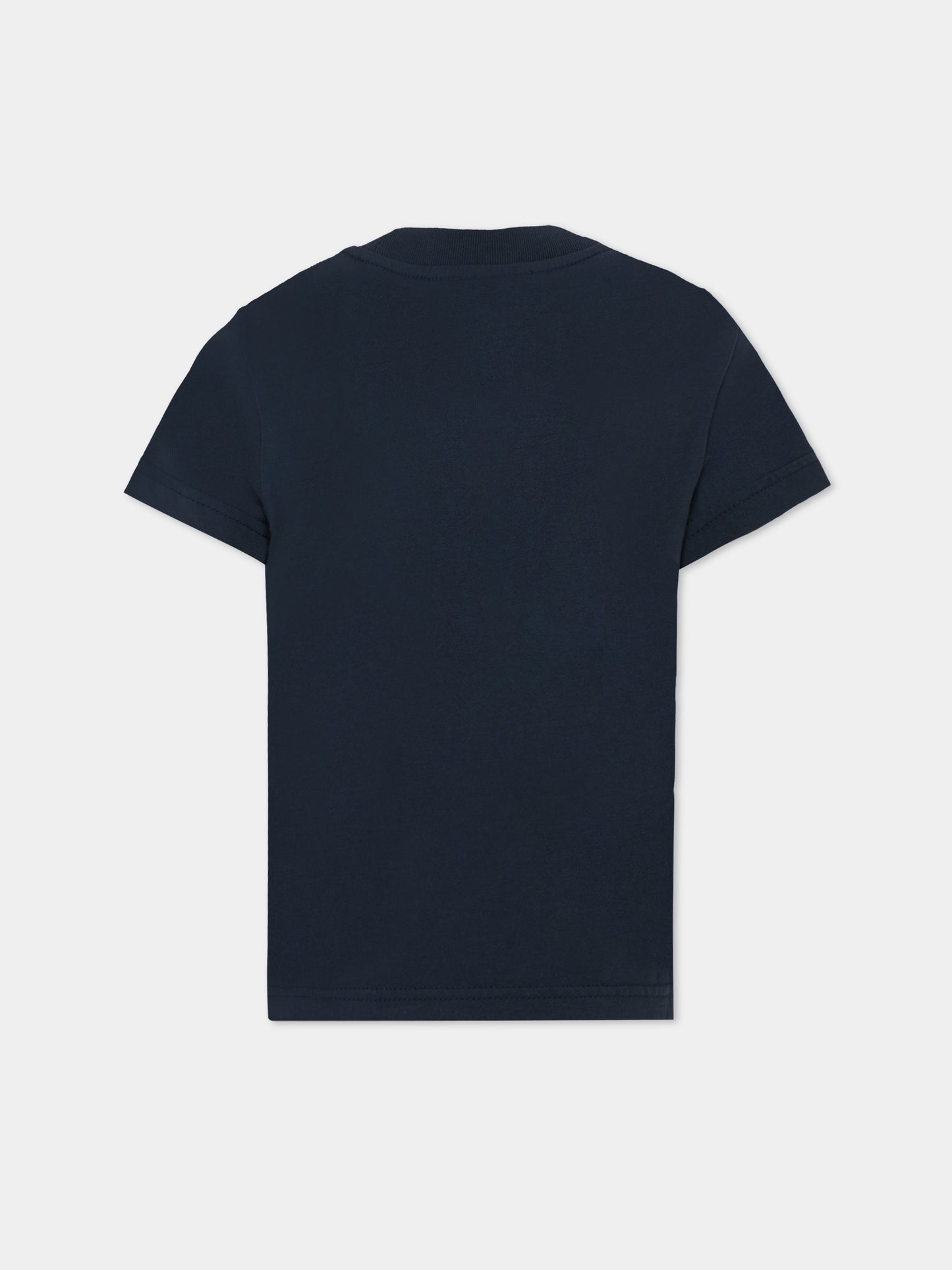 T-shirt blu per bambini con logo,Autry,KTPK P7CV