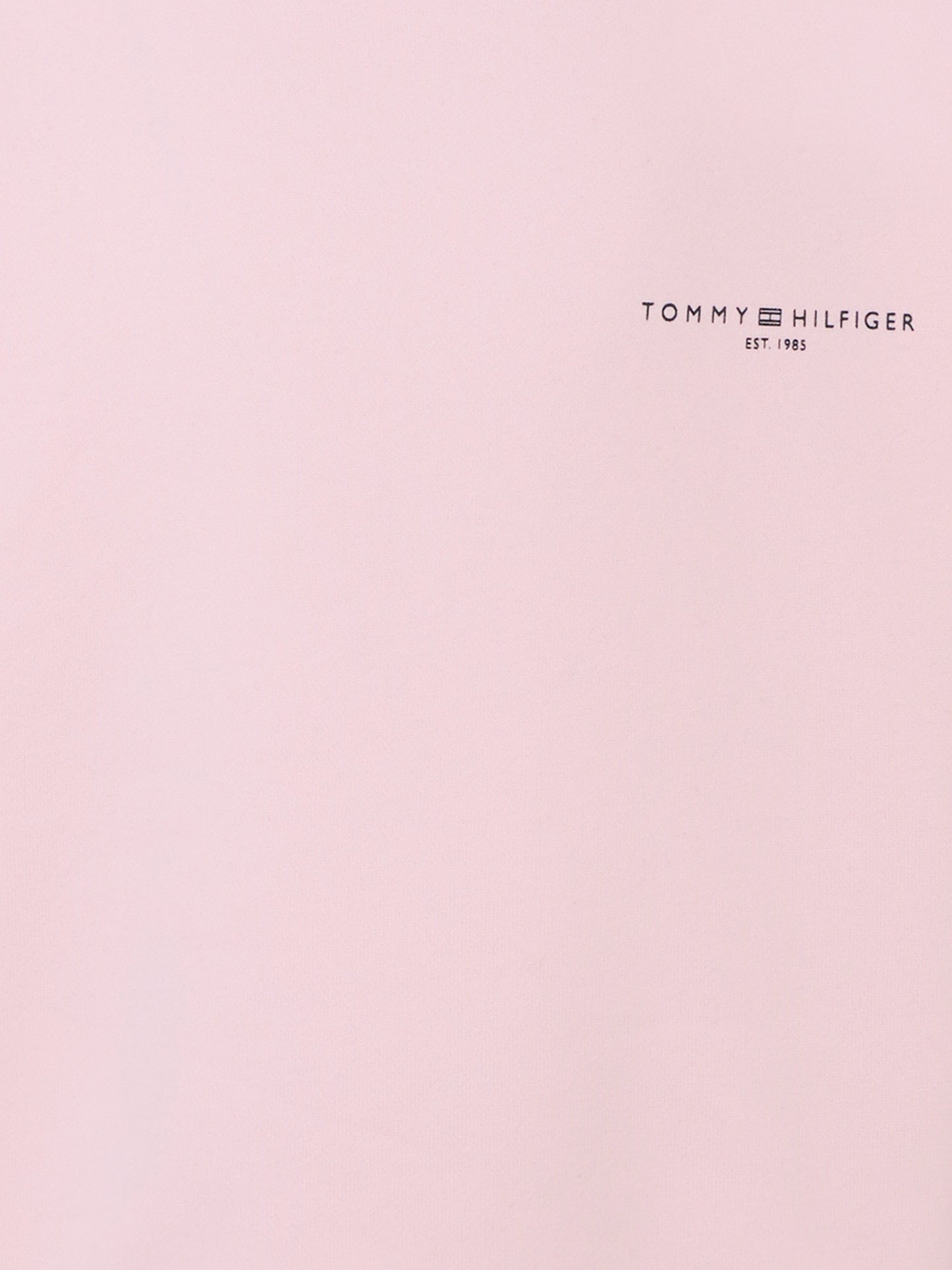 Felpa rosa per bambina con logo nero,Tommy Hilfiger Junior,25CTHKS0KS00640 TOG