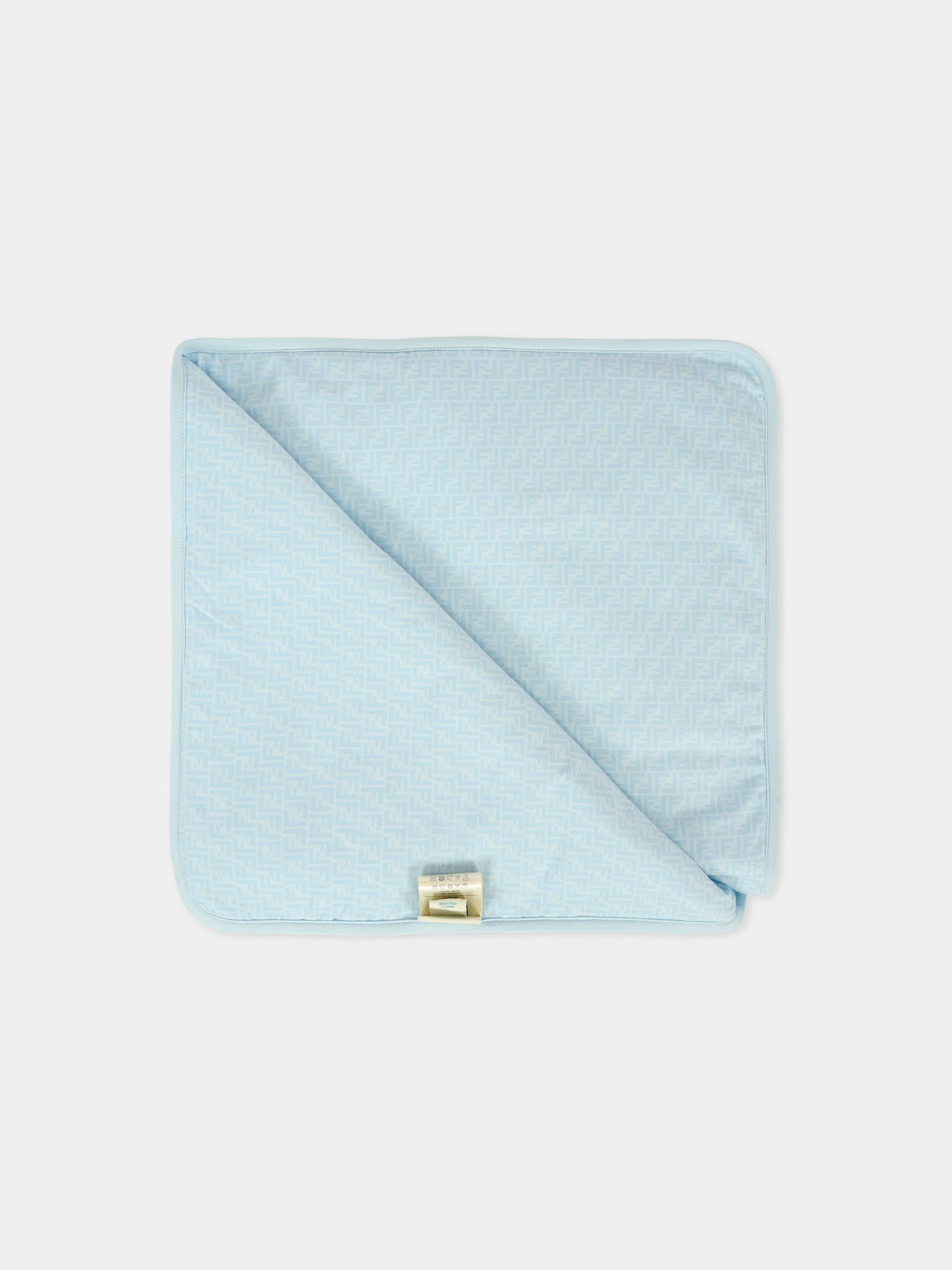 Coperta azzurra per neonato con orsetto fendi,Fendi Kids,BUJ305 ST8 F19J4