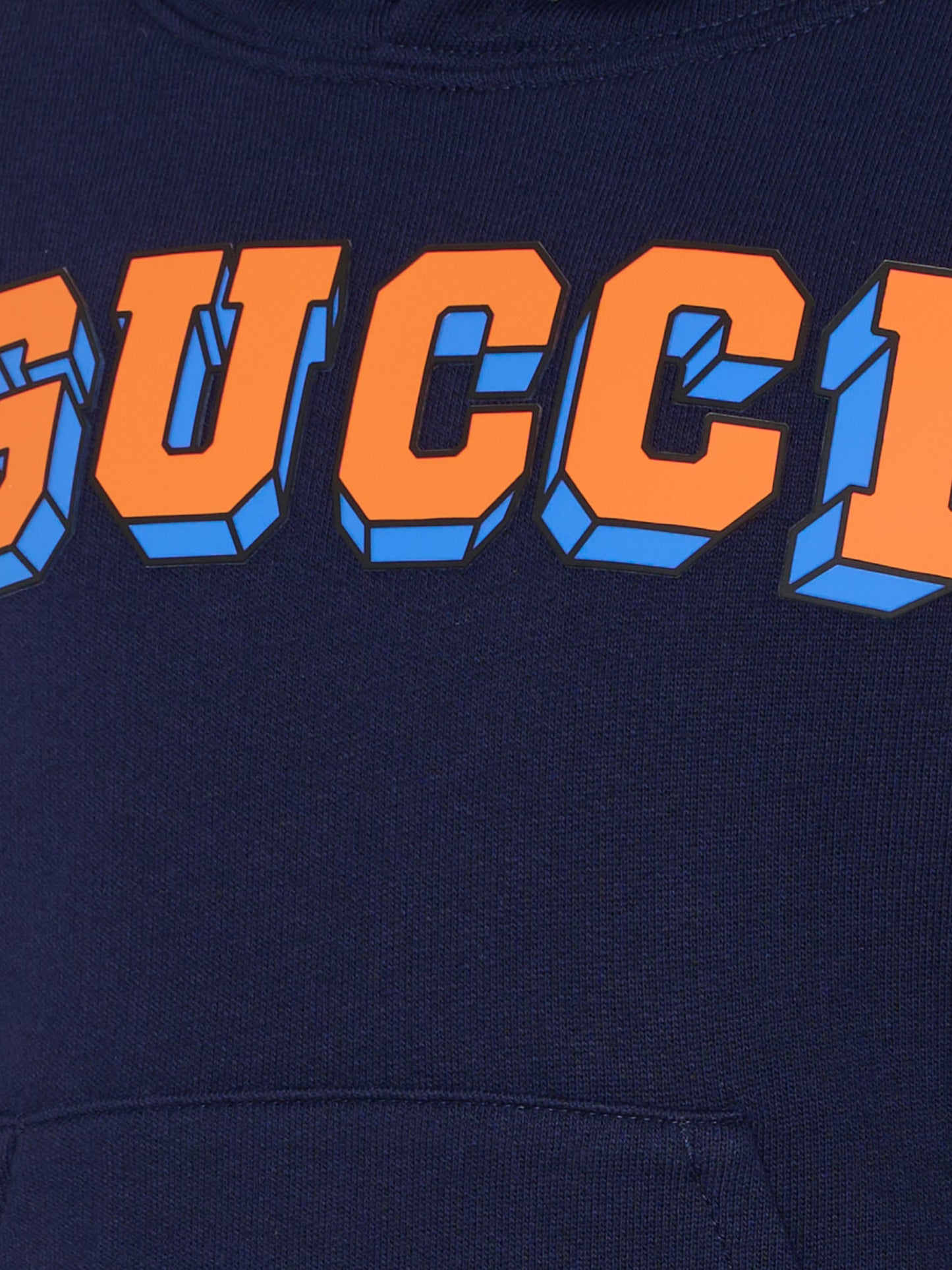 Felpa blu per bambini con logo,Gucci Kids,773379 XJHB9 4392