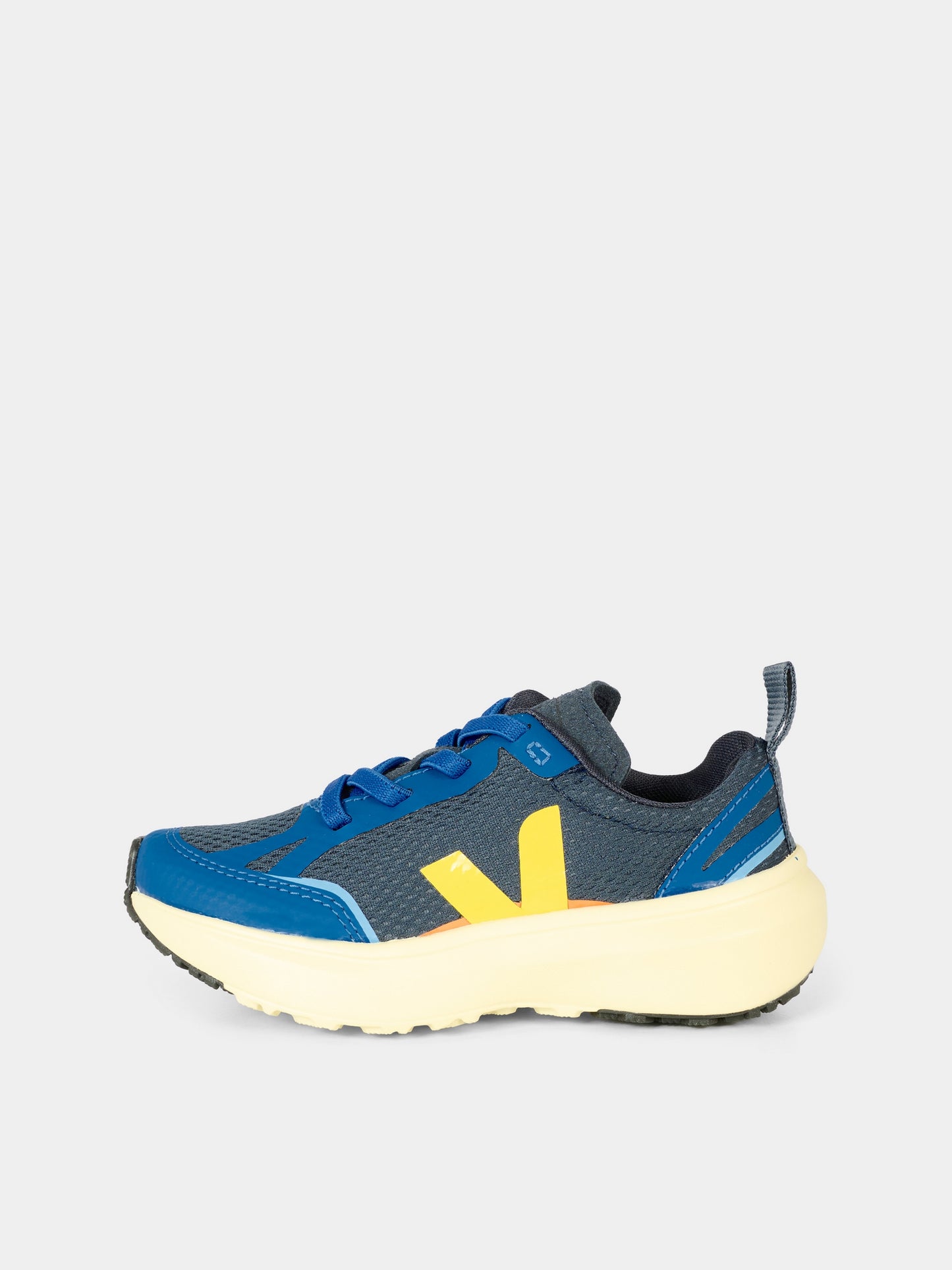 Sneakers blu Canary per bambino con logo,Veja,YL1820624C
