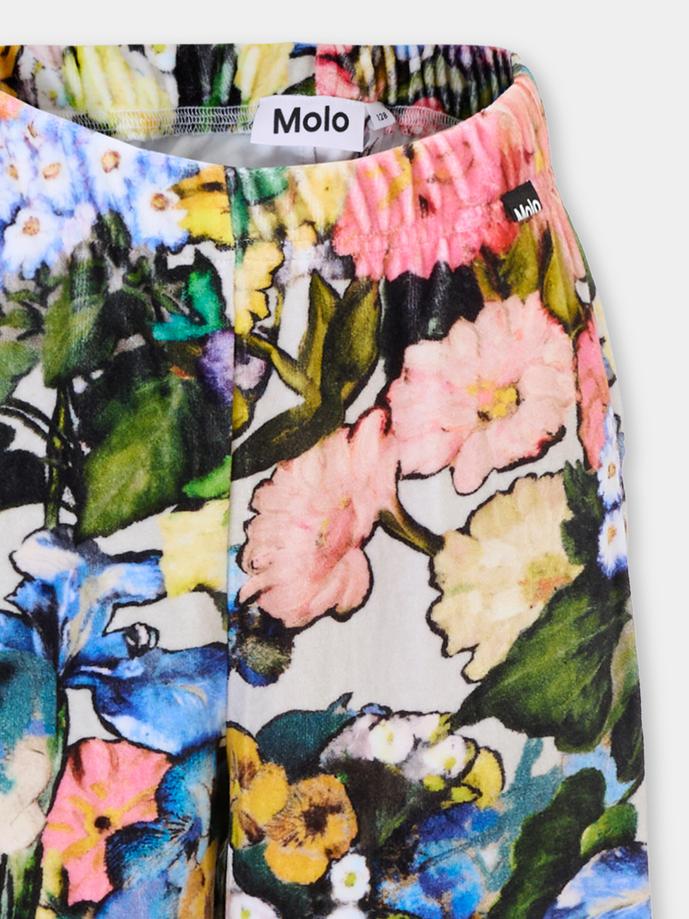 Pantaloni multicolor per bambina con stampa floreale,Molo,2W25I207 9384