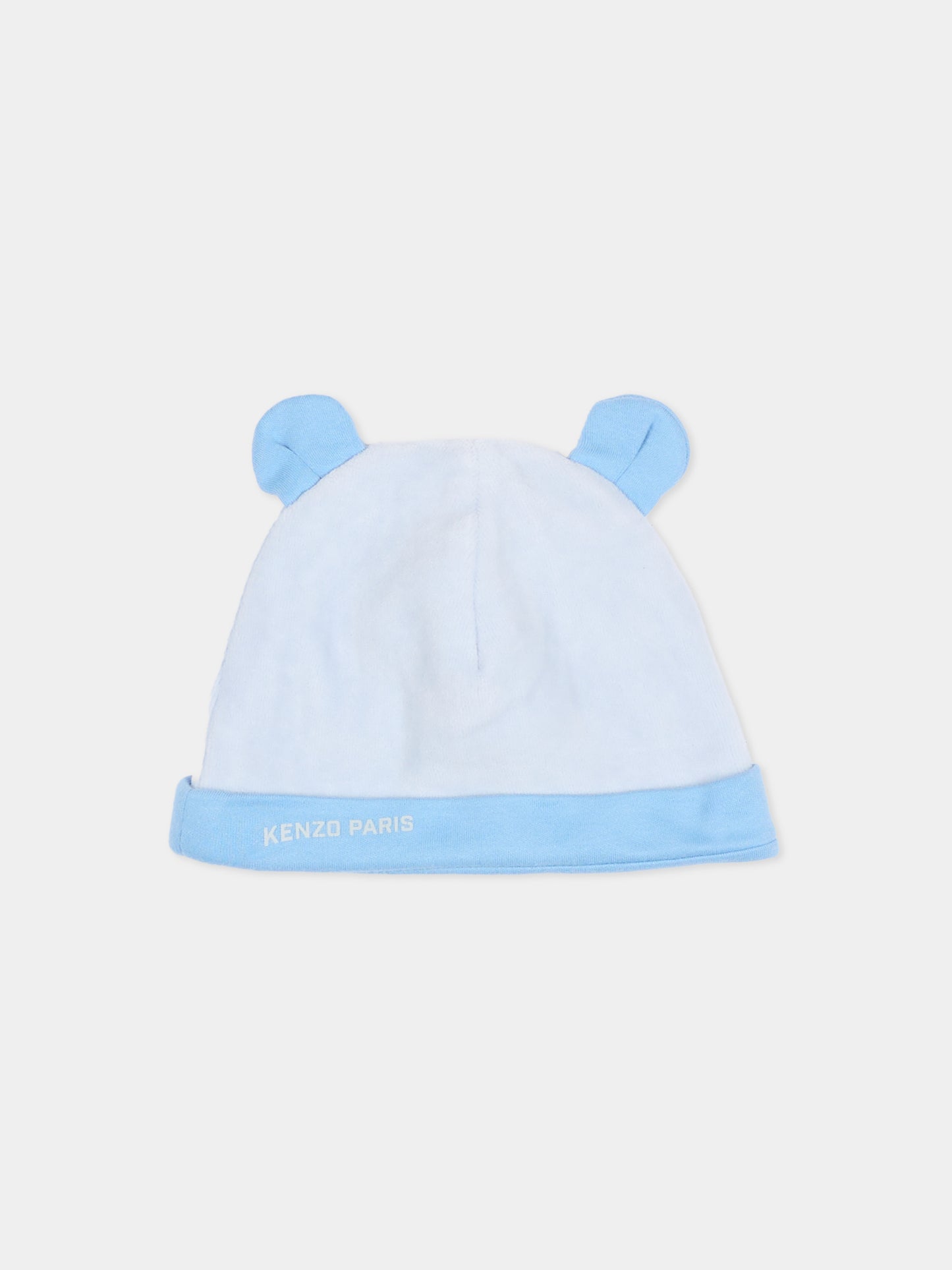 Set tutina celeste per neonato con elefante,Kenzo Kids,K61248 771