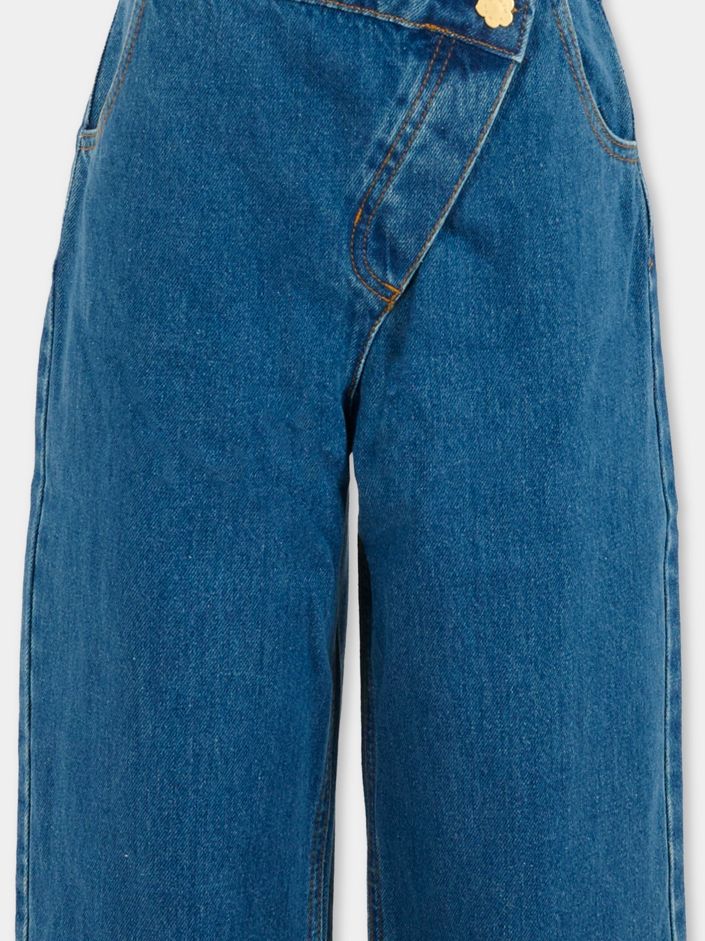 Jeans denim per bambina,Kenzo Kids,K61325 Z27