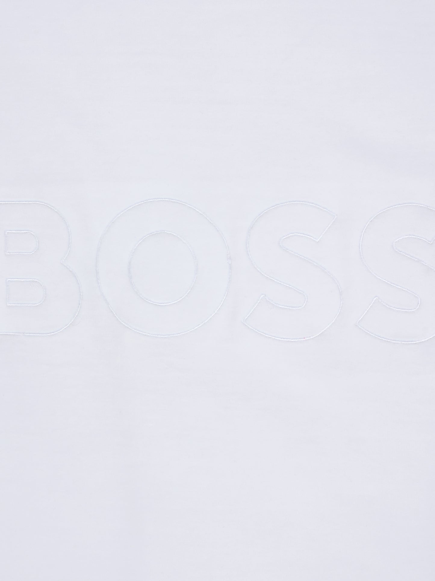 Coperta bianca reversibile per neonato con logo BB,Boss,J52601 10P