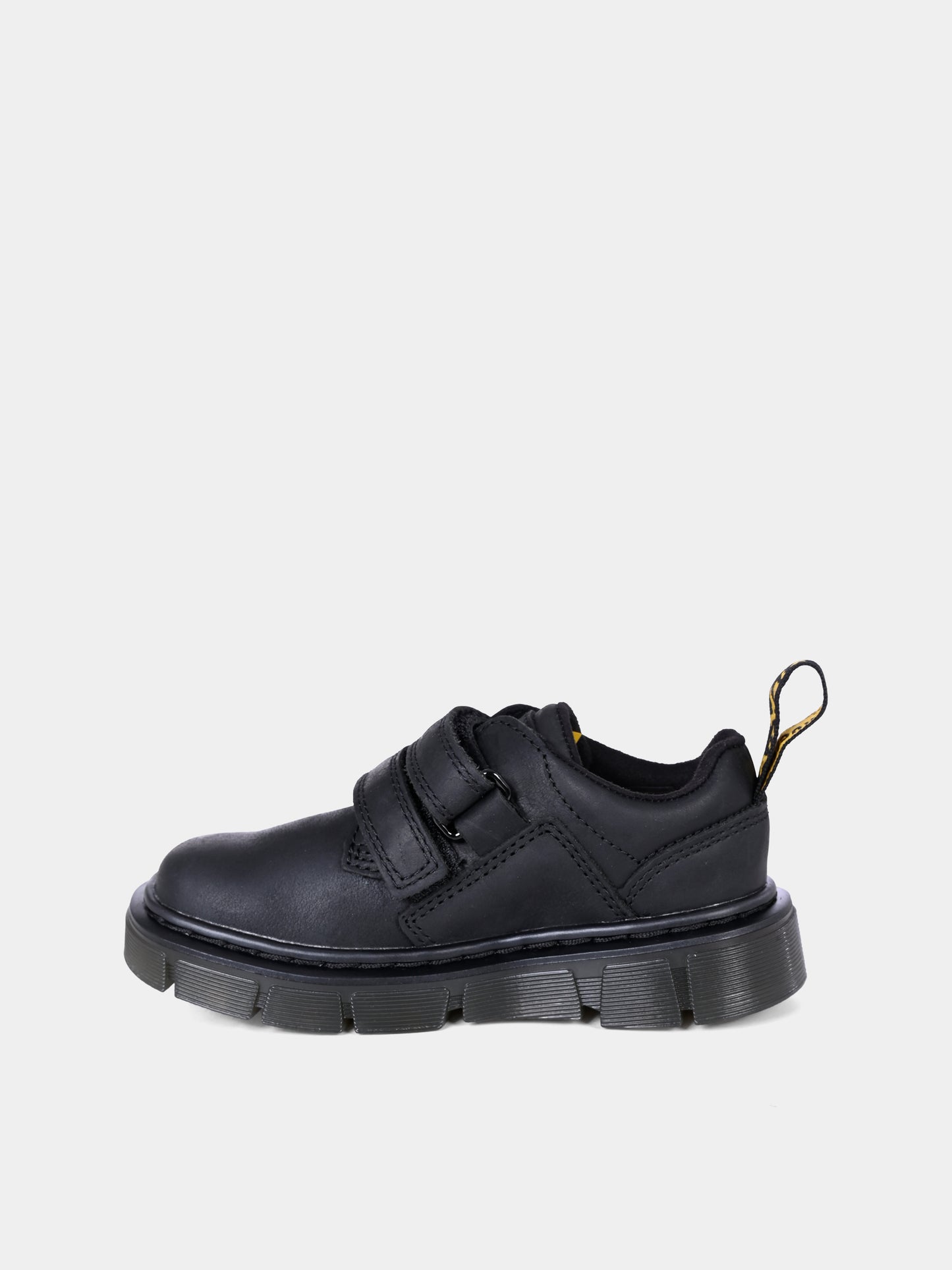 Mocassini neri Raffe T per bambino,Dr. Martens,RAFFE SHOE T 32001001 BLACK WYOMING