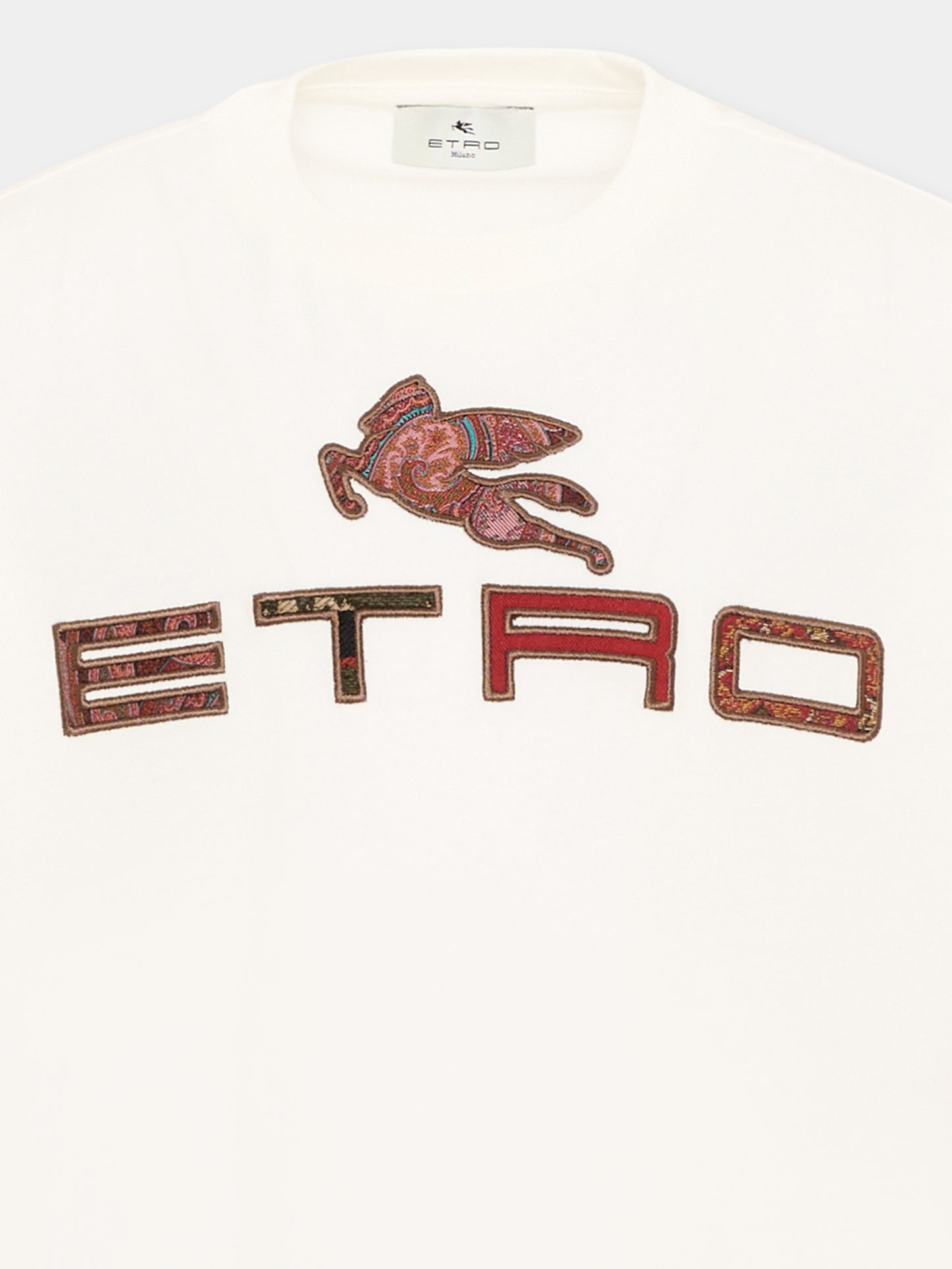 Ivory t-shirt for kids with logo