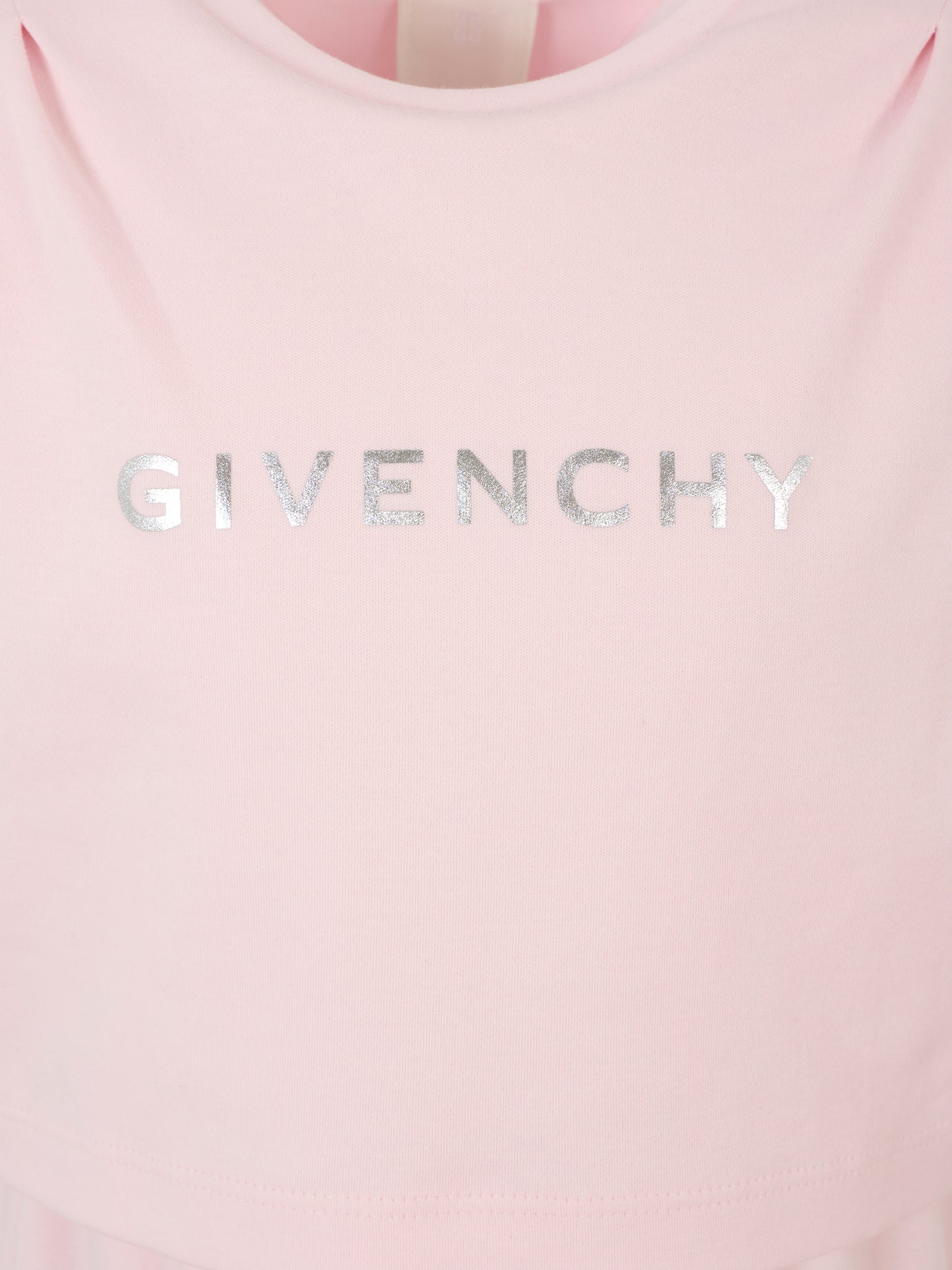 Vestito rosa per bambina con logo,Givenchy Kids,H31031 44Z