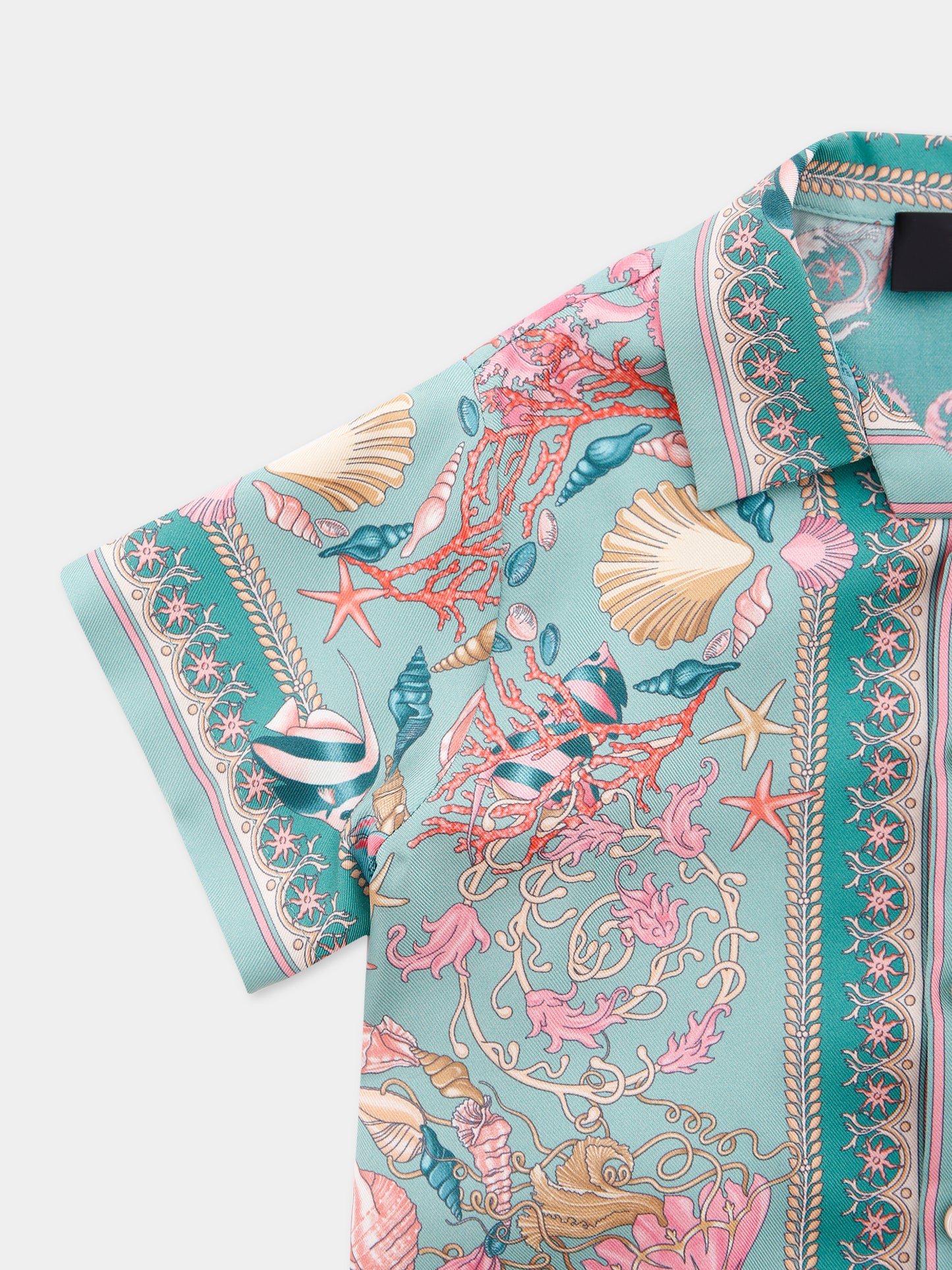 Camicia multicolor La Vacanza per neonati,Versace,1018697 1A15237 5GA30