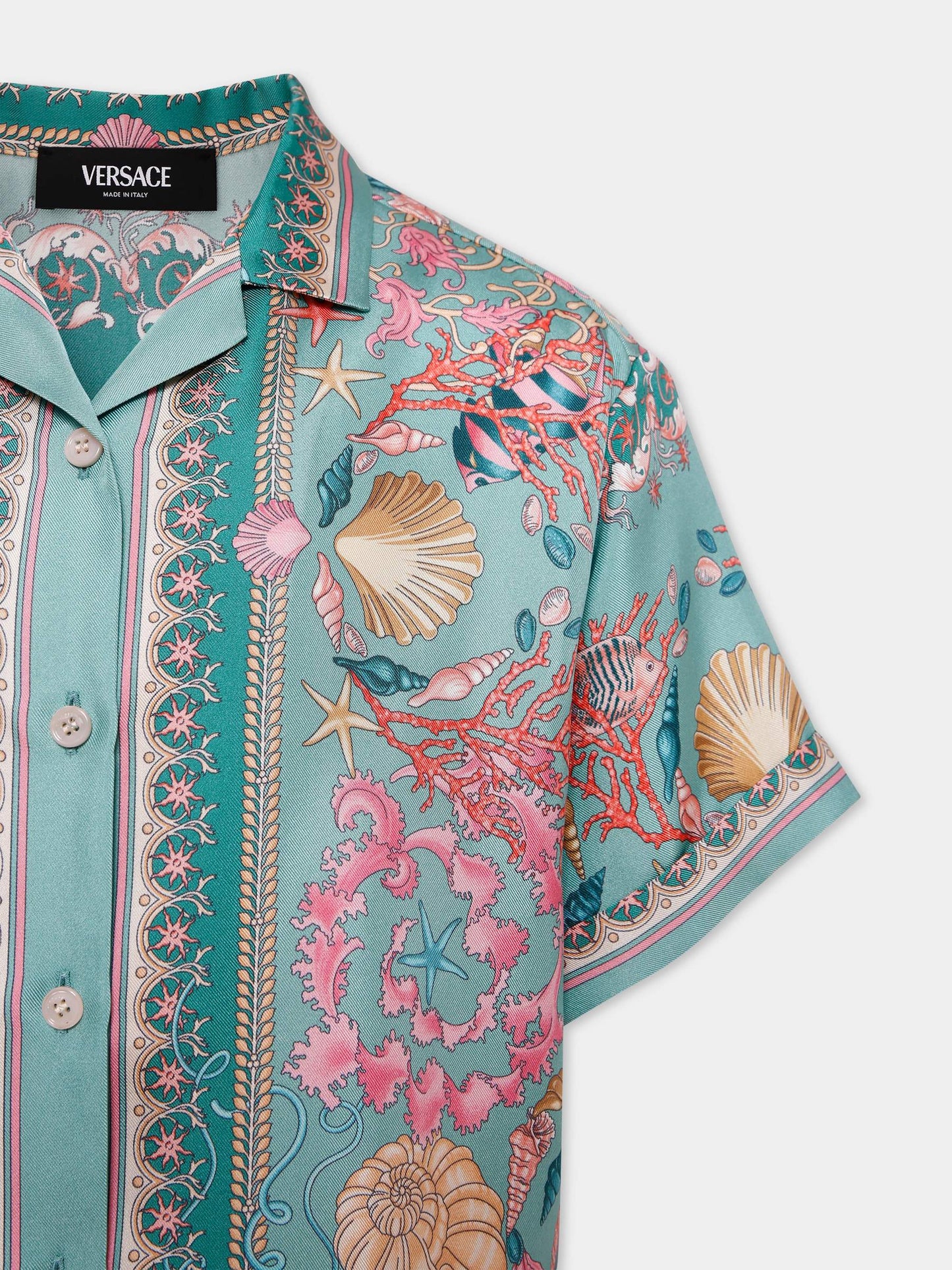 Camicia La Vacanza multicolor per bambini,Versace,1020487 1A15237 5GA30