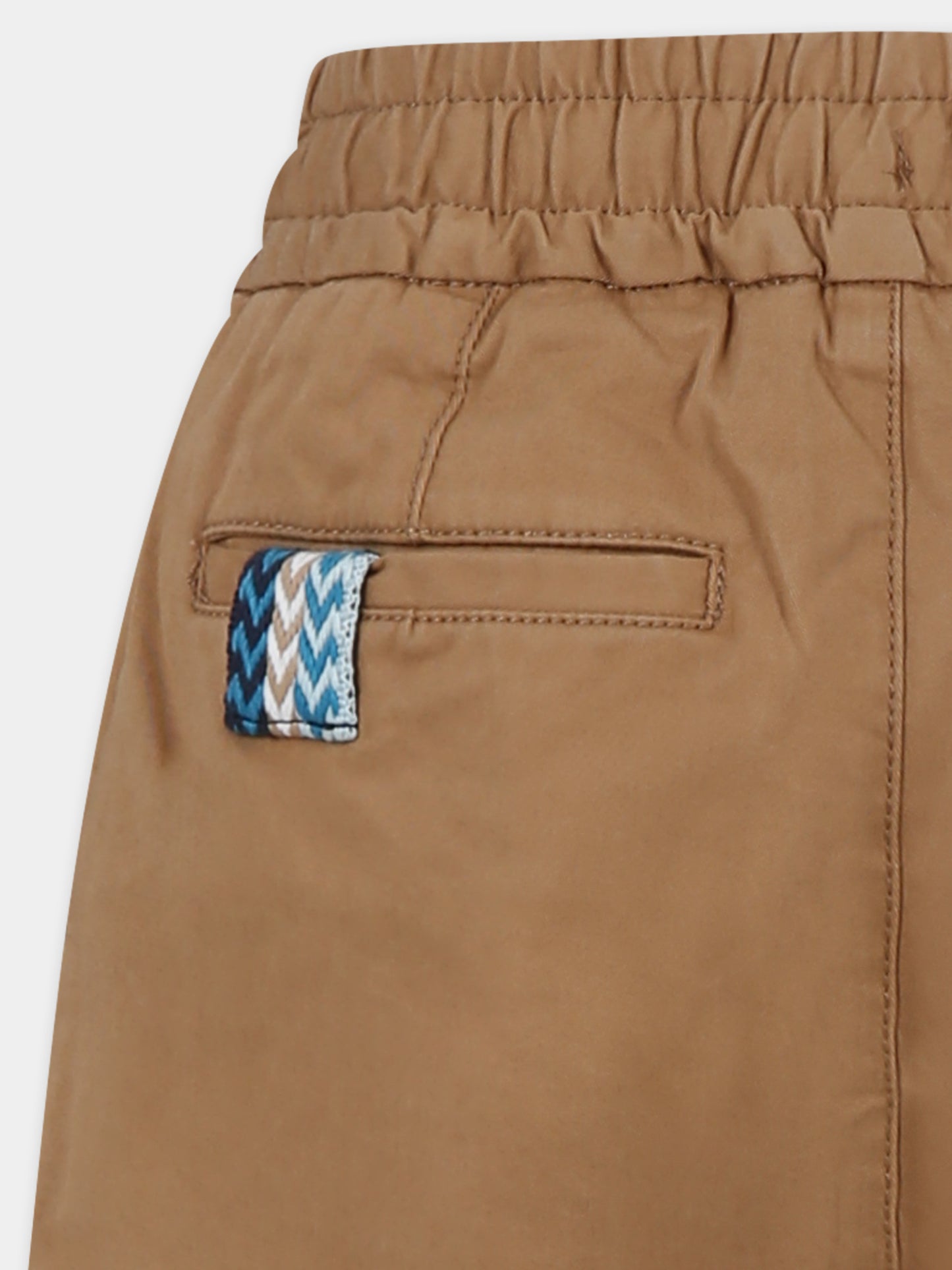 Shorts beige per bambino con logo,Lanvin Petite,N30081 280