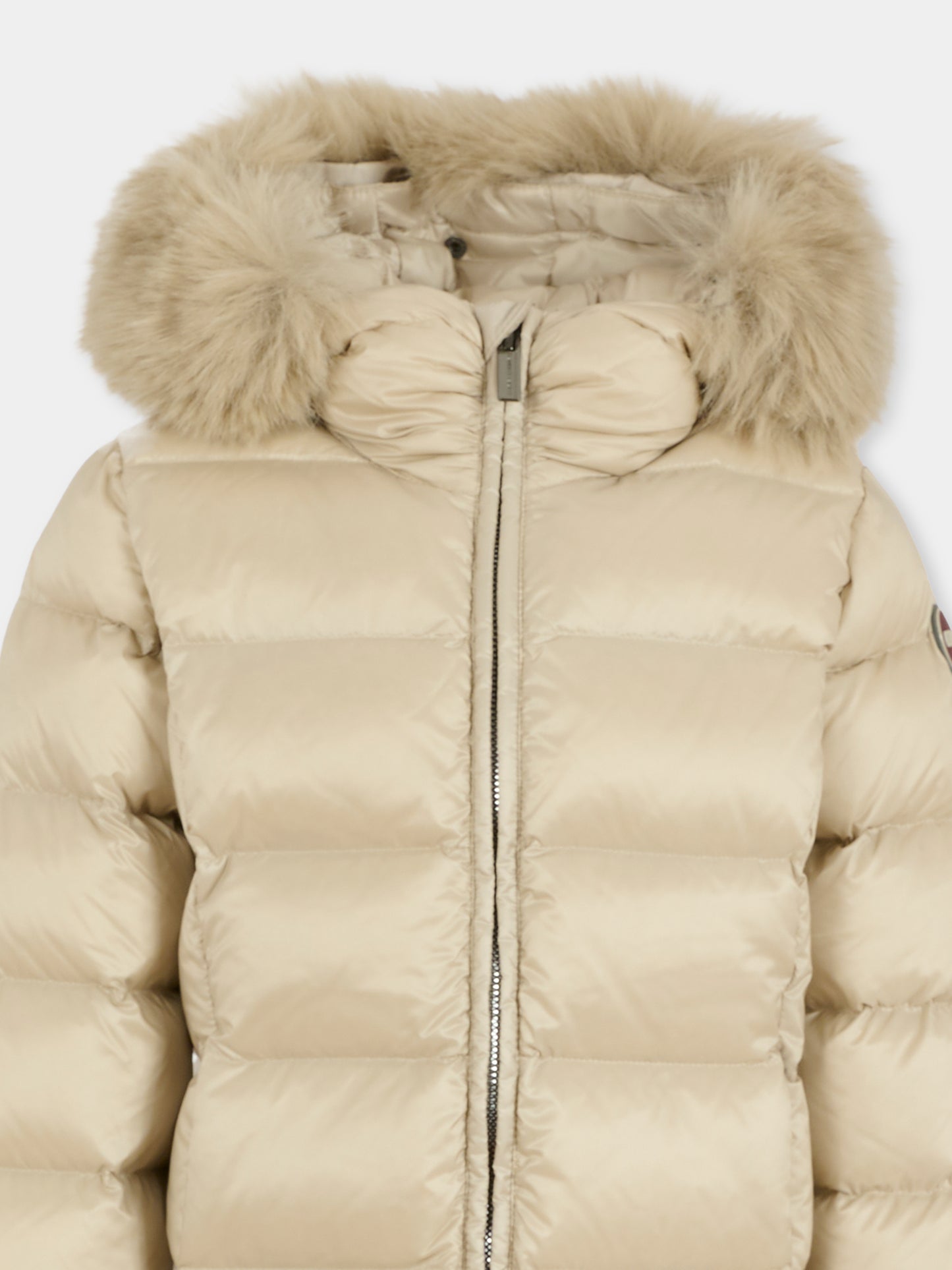 Piumino grigio per bambina con logo,Colmar Originals Kids,3499E 2YO 16