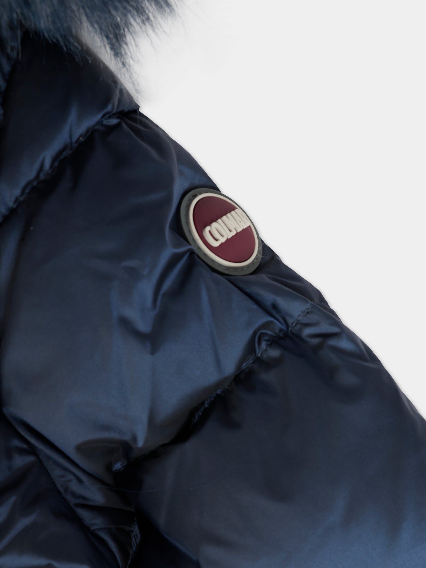 Piumino blu per neonata con logo,Colmar Originals Kids,3470E 2YO 68