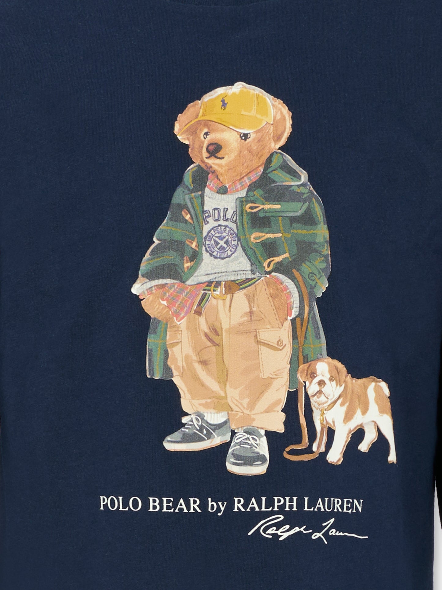 T-shirt blu per bambino con Polo Bear,Ralph Lauren Kids,981177001