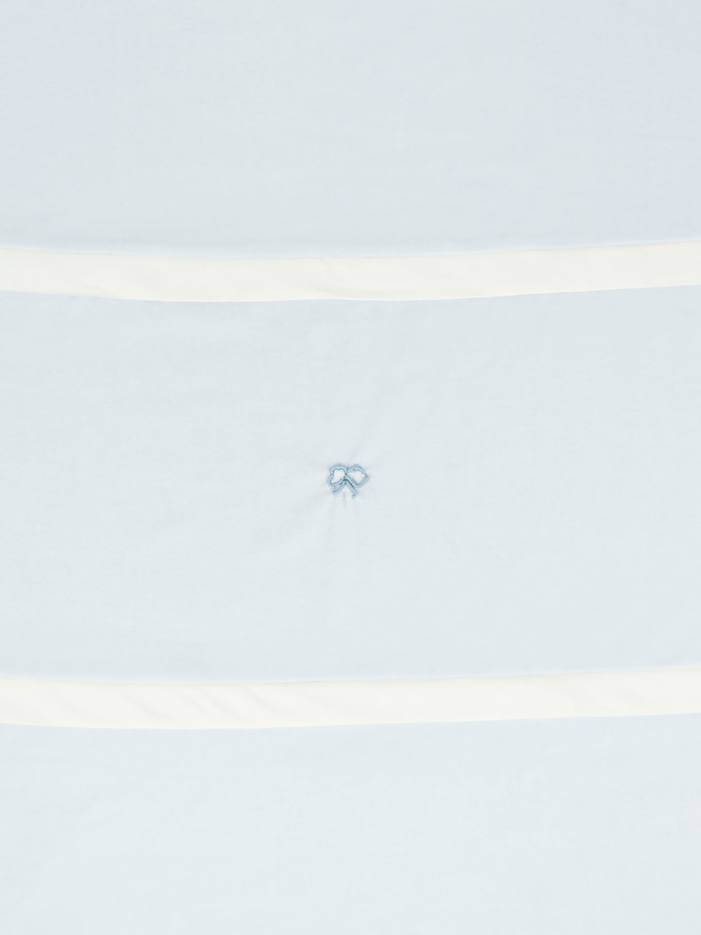 Coperta celeste per neonata con fiocco,La Stupenderia,1TBCO01L04