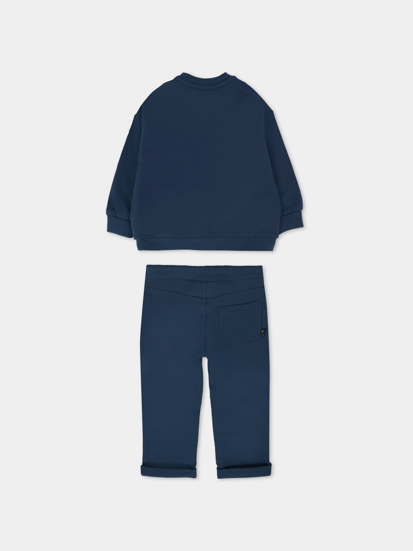 Completo blu per neonato con orso,Mayoral,2597 057