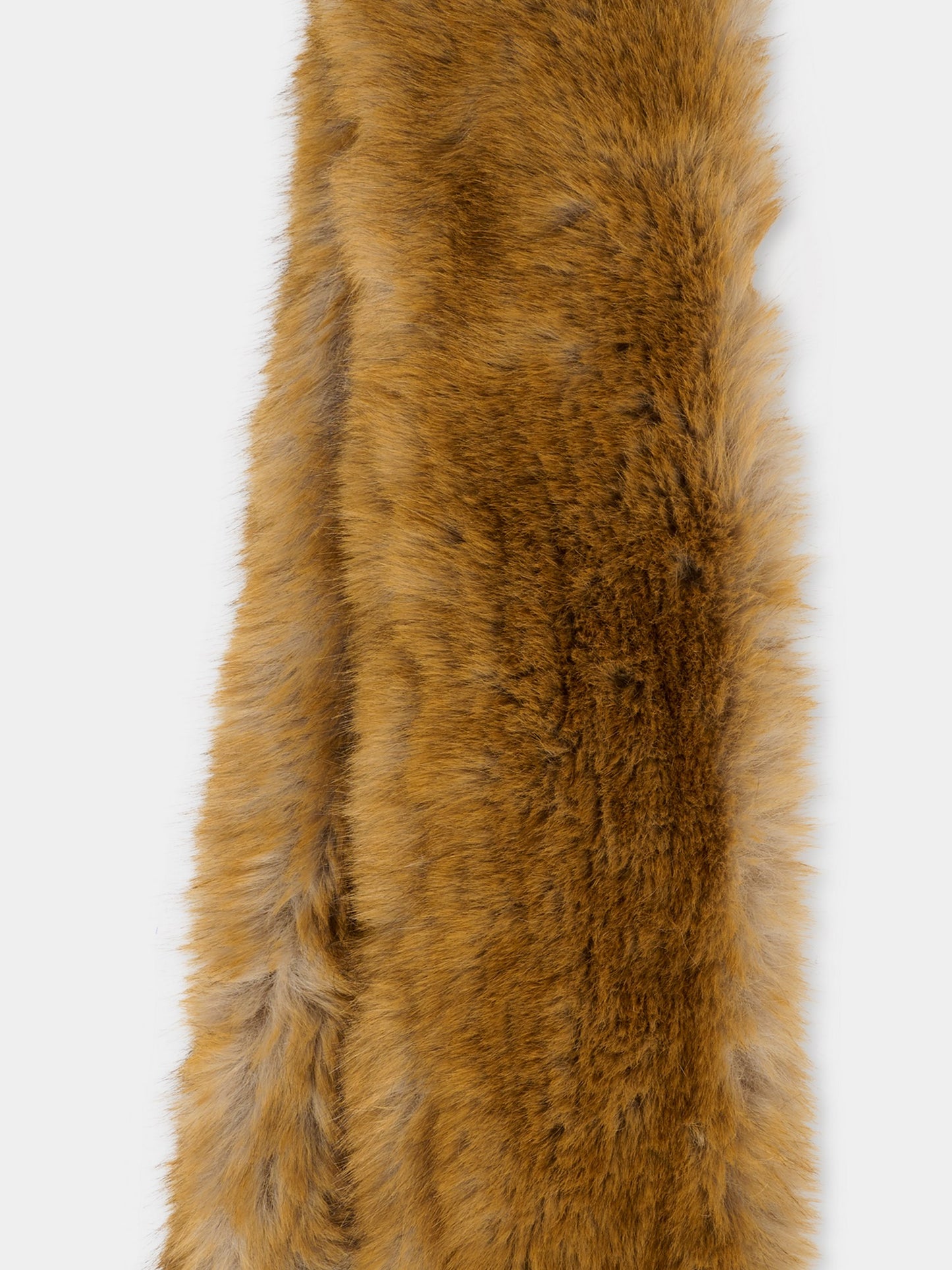 Sciarpa marrone per bambina con patch,Douuod Kids,DX0P03 H0073 118