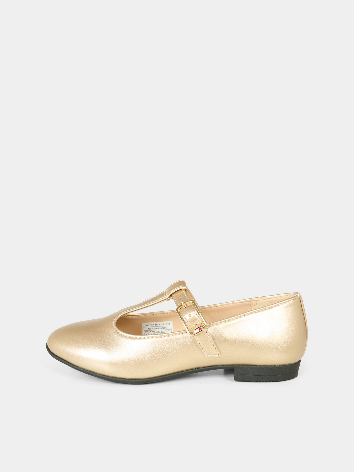 Ballerine dorate per bambina con bandierina,Tommy Hilfiger Junior,T3A3 34001 1372514