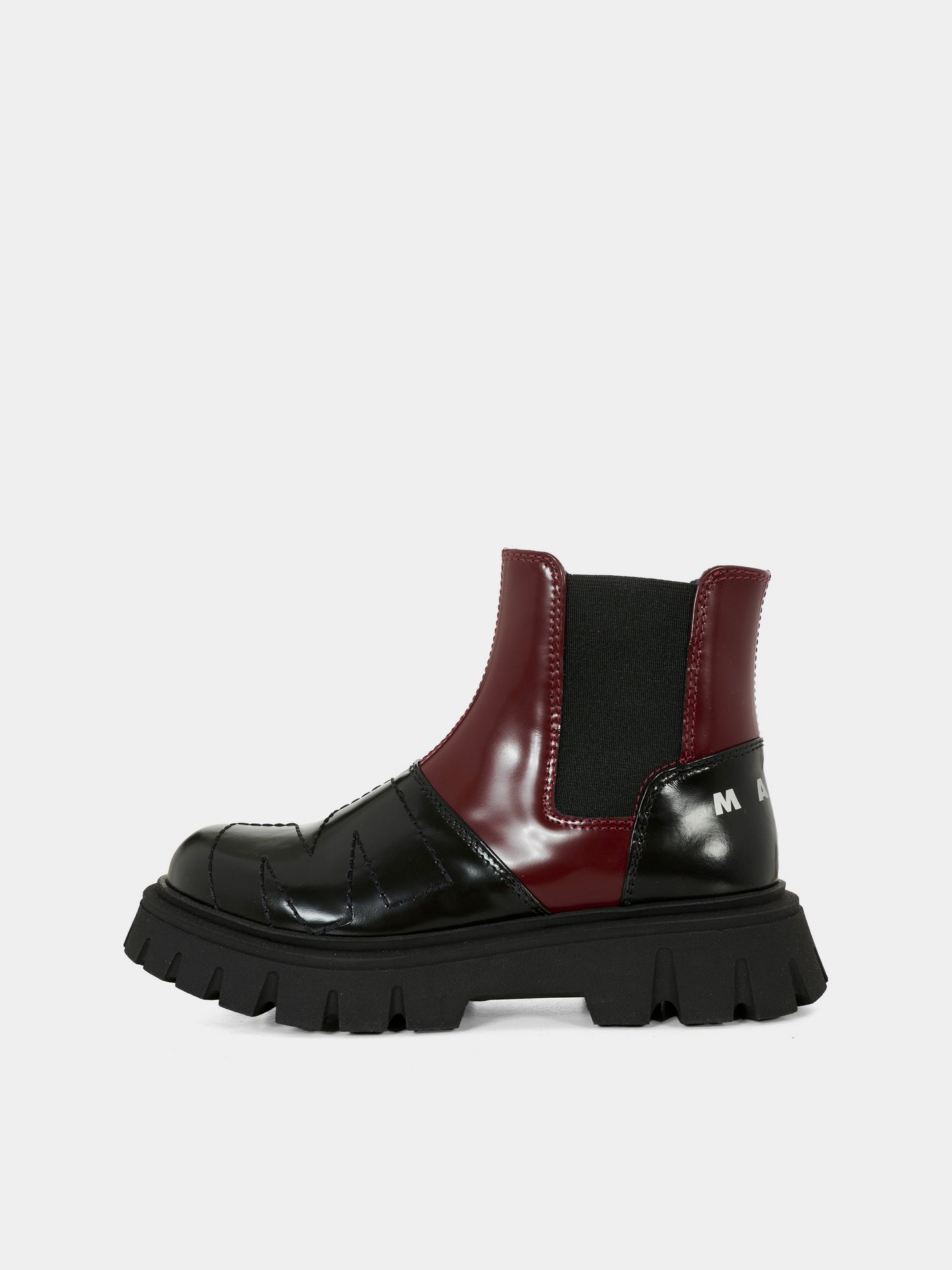 Stivaletti neri per bambini con logo,Marni Kids,82046 - VAR1