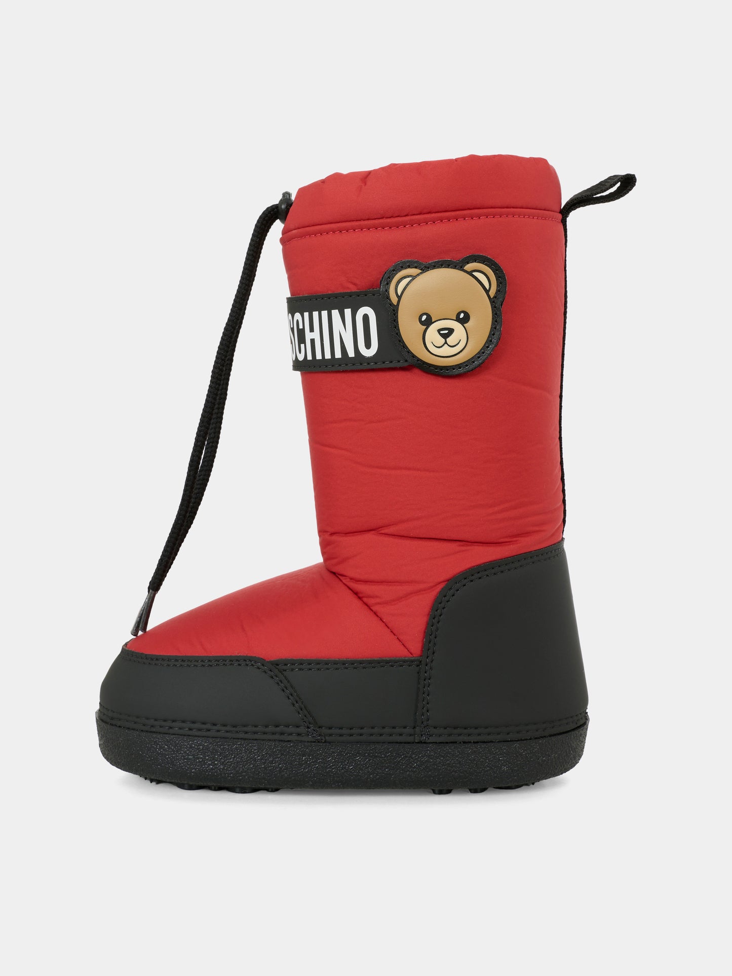 Stivali da neve rossi per bambino con Teddy Bear,Moschino Kids,81992 - VAR3
