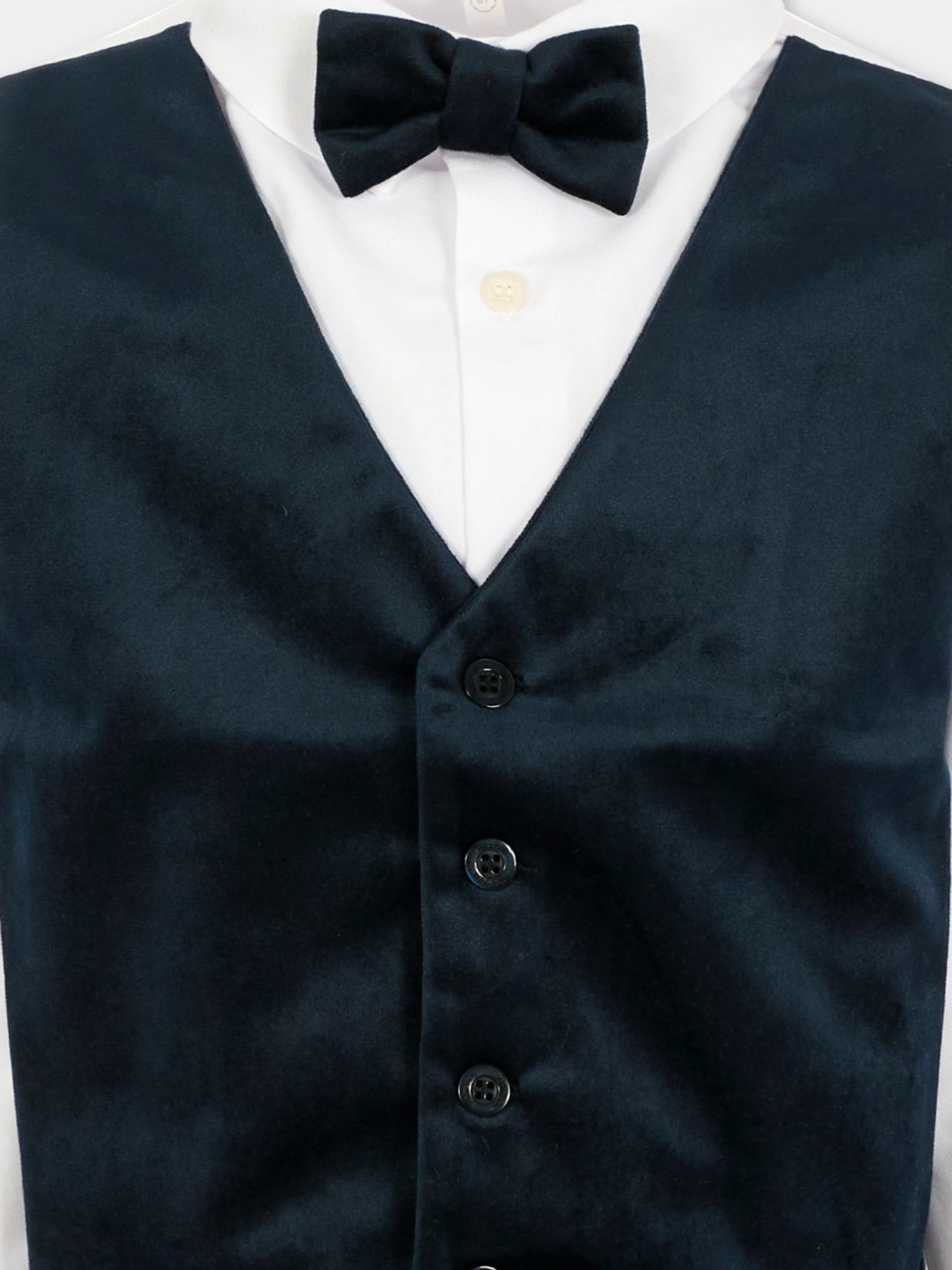 Camicia bianca per bambino con papillon,Patachou,PAP CM4133385 360