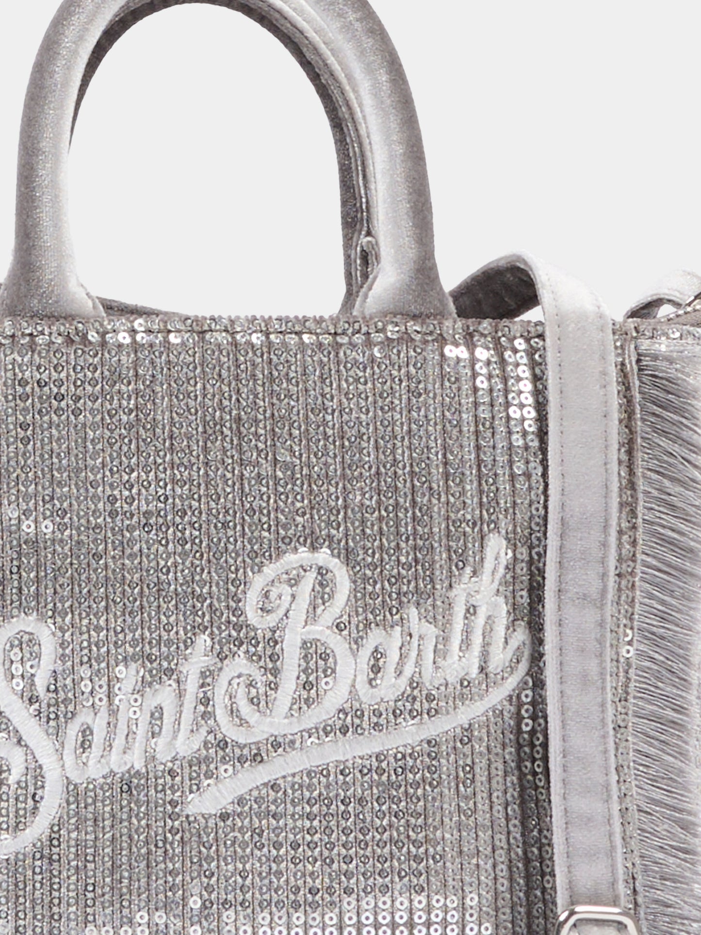 Borsa Vanity Mini argento per bambina con logo,Mc2 Saint Barth,VAMI027 - 01398I