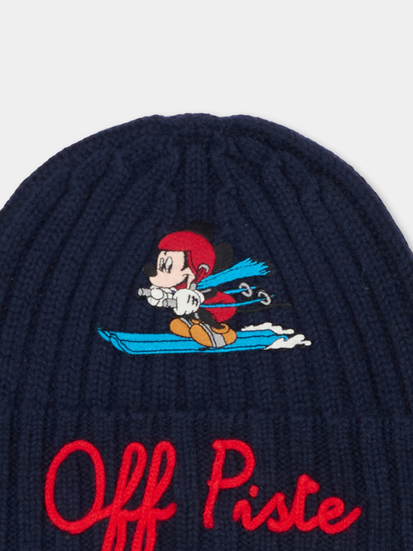 Berretto blu per bambini con Topolino e logo,Mc2 Saint Barth,WENG002 - 02354I