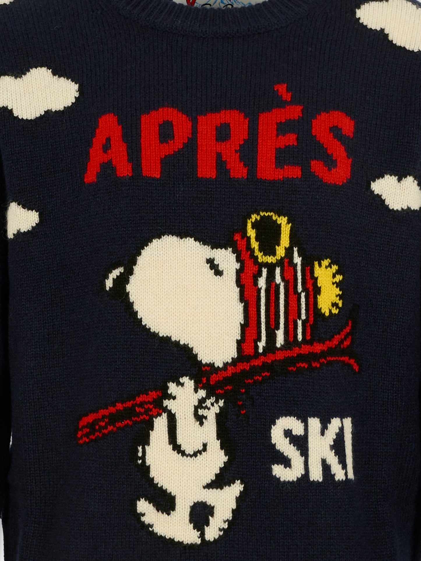 Maglione blu per bambino con Snoopy,Mc2 Saint Barth,DOU0006 - 02558I