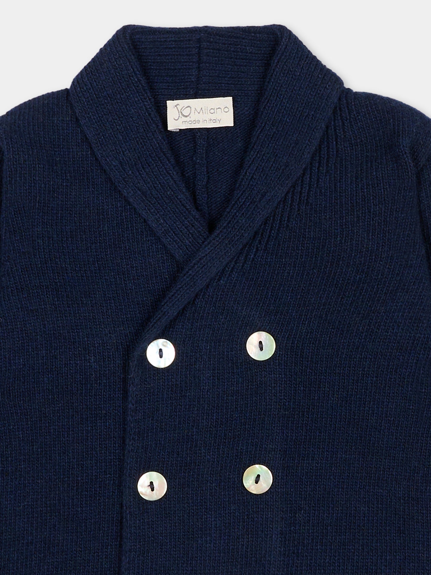 Cardigan blu per neonato,J.o. Milano,563Z1 BLU NOTTE
