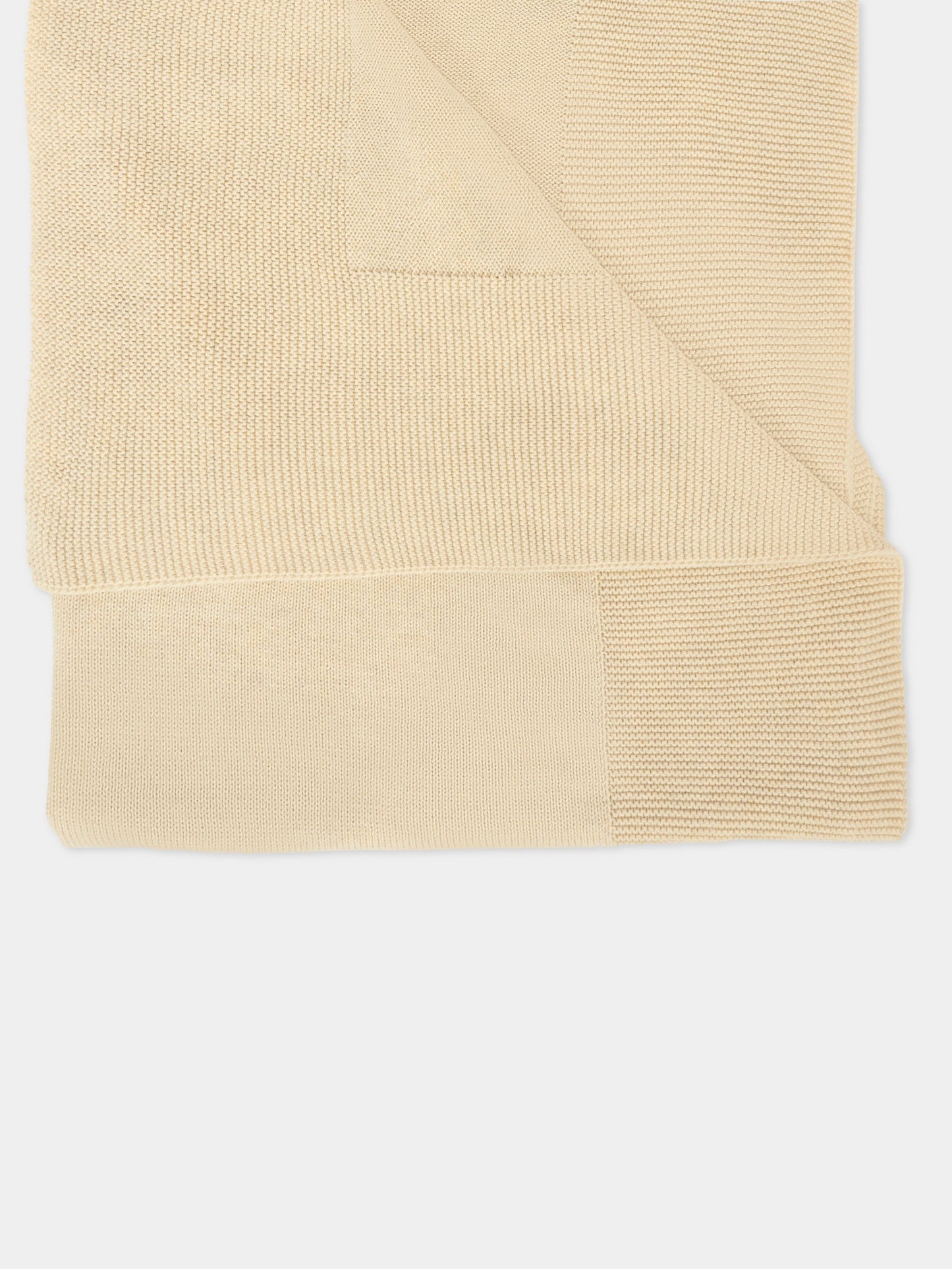 Coperta beige per neonati con logo,Paz Rodríguez,031 32184 73 H94