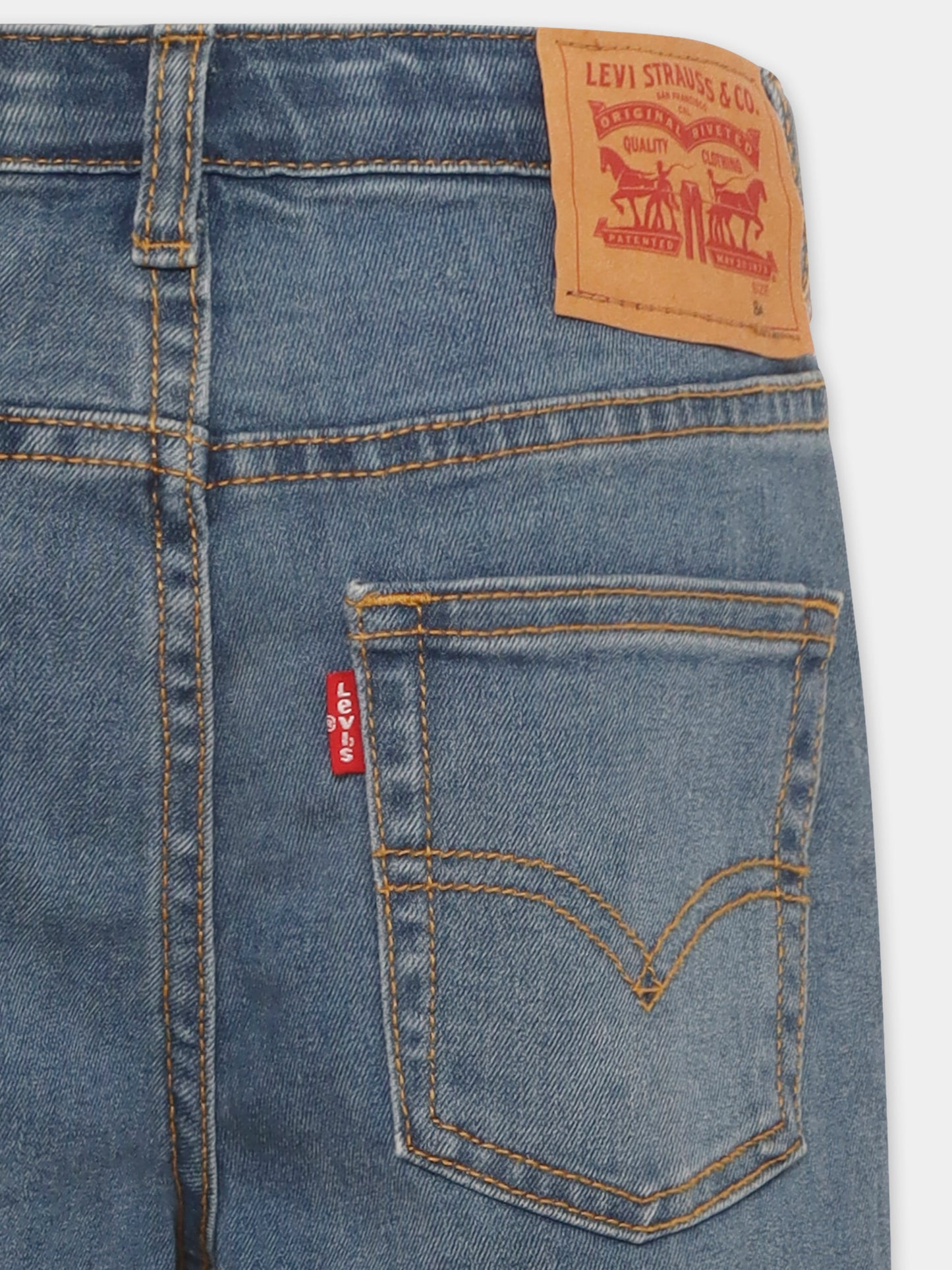 Shorts denim per bambino,Levi's Kids,8EE455 M5I
