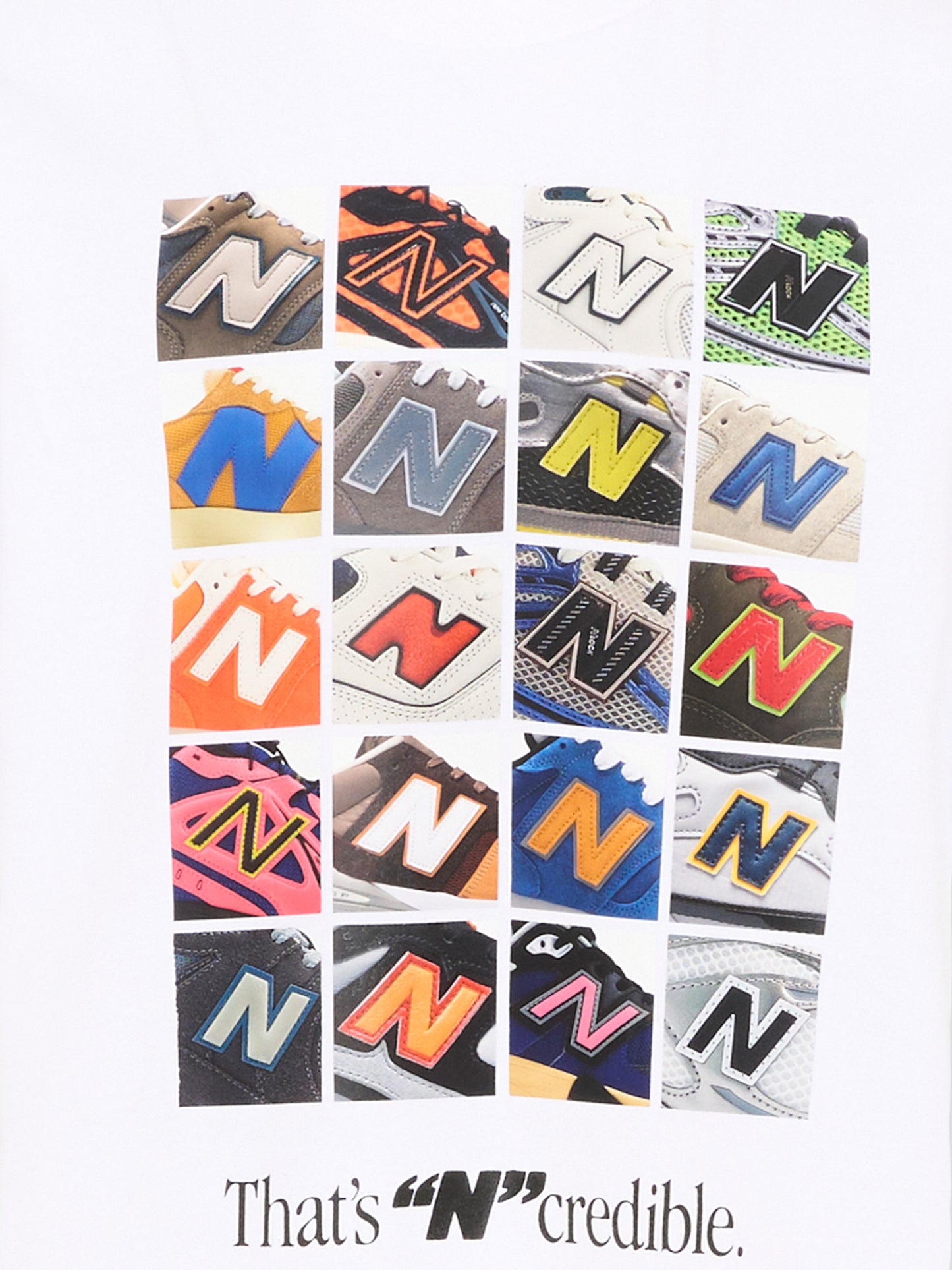 T-shirt bianca per bambino con stampa logo,New Balance,YT61Q4N0 BWE