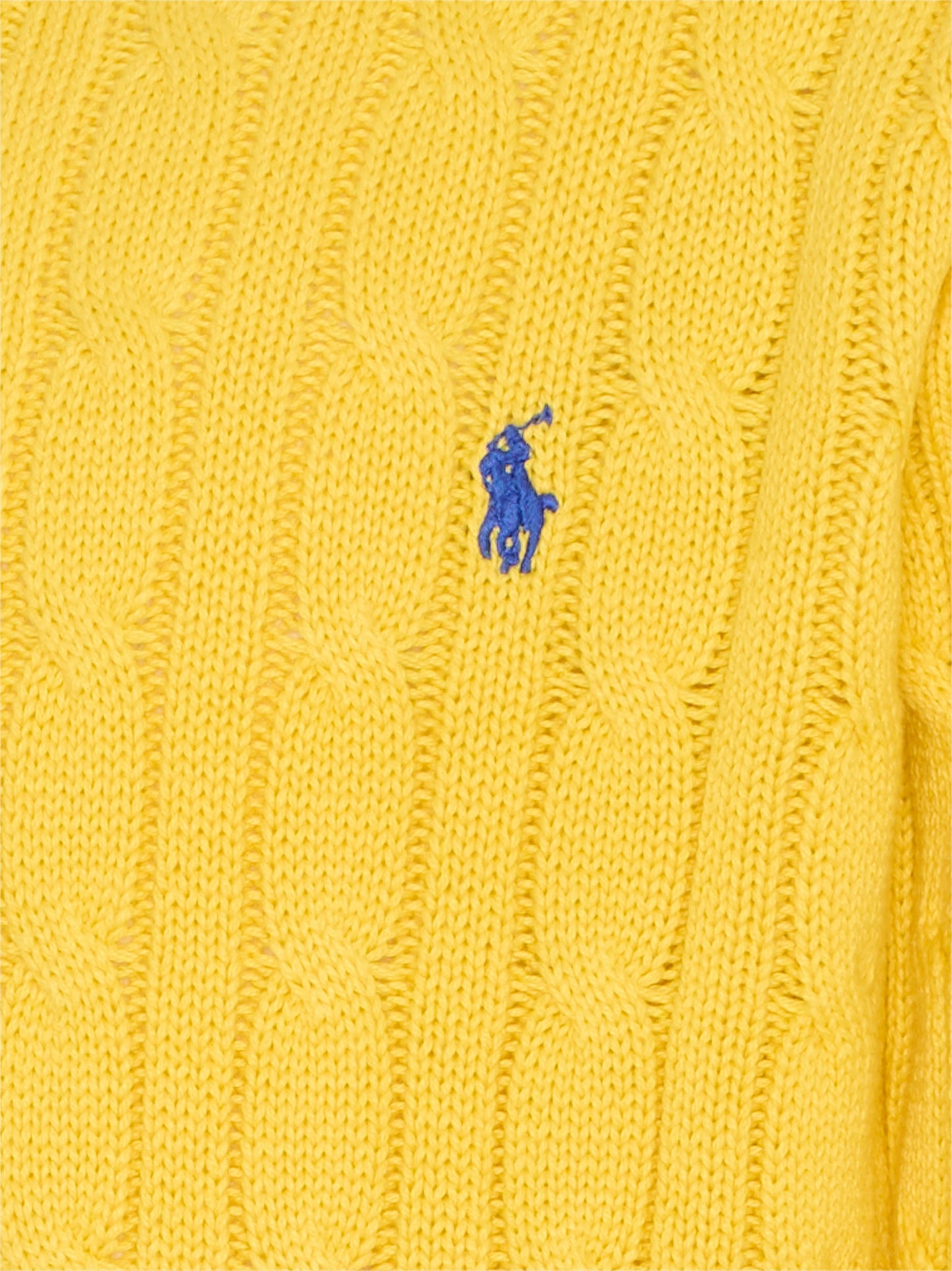 Maglione giallo per bambini con cavallino,Ralph Lauren Kids,702674500