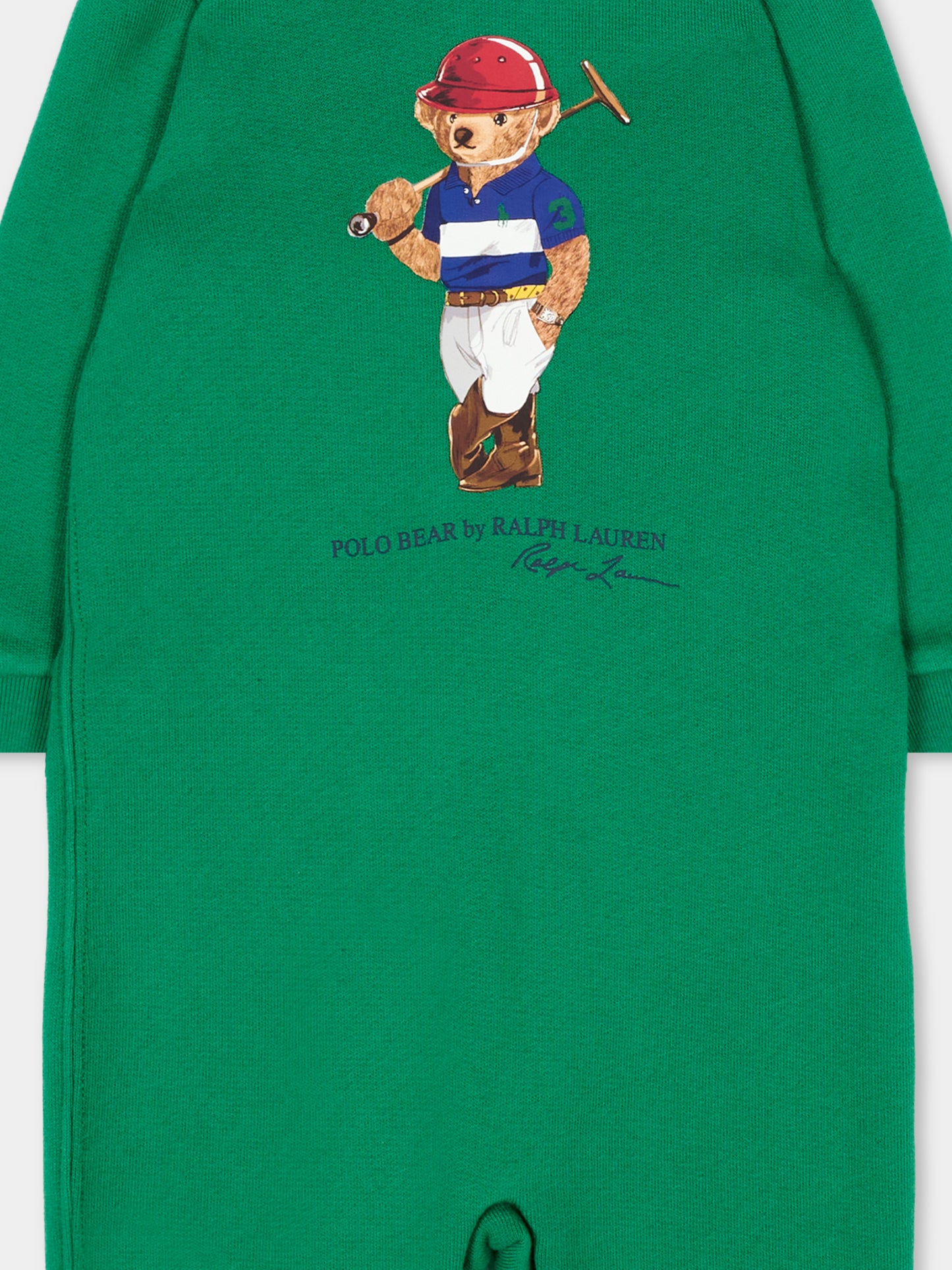 Tutina verde per neonato con Polo Bear,Ralph Lauren Kids,A98933001