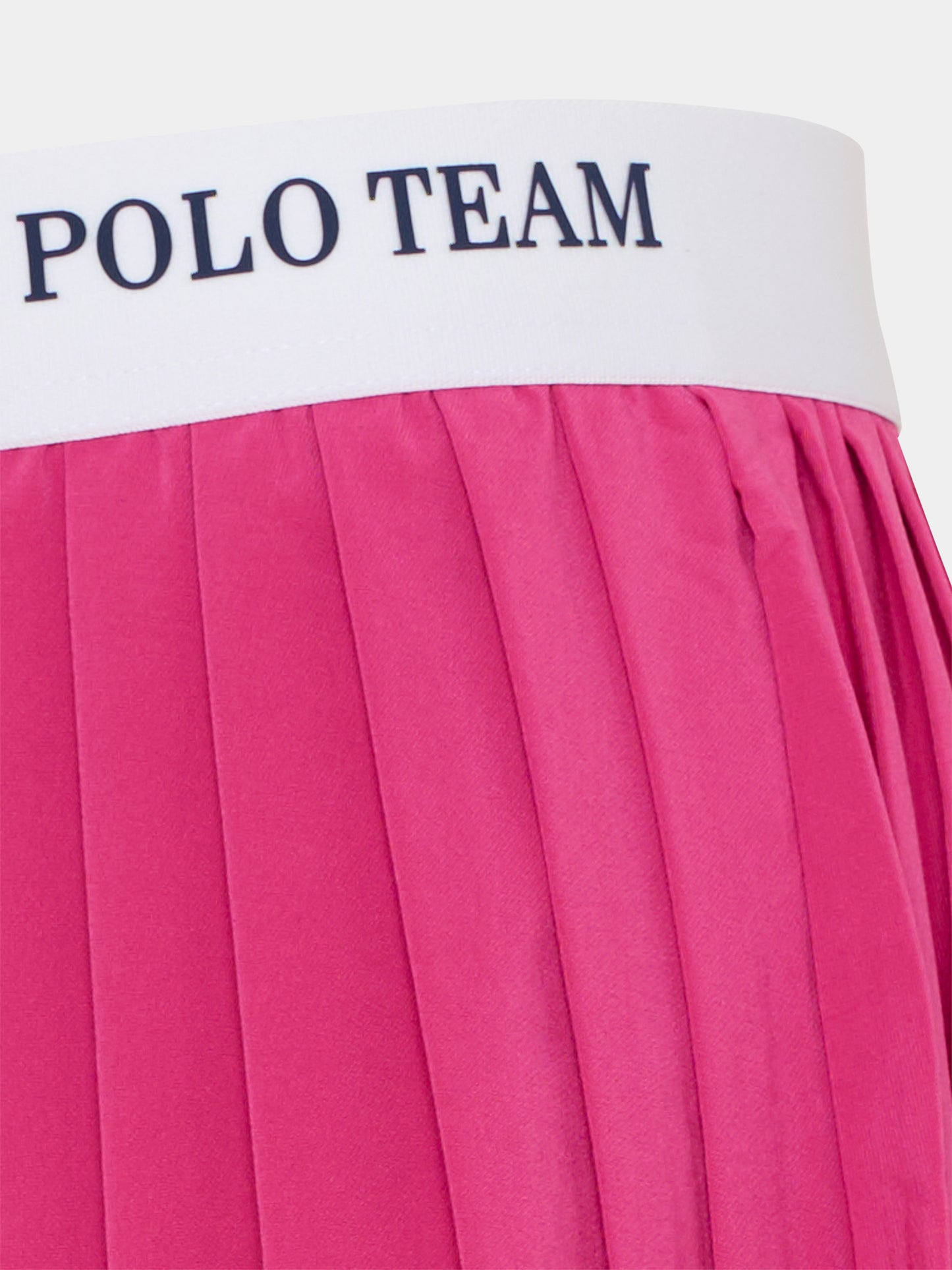 Gonna fucsia per bambina con cavallino,Ralph Lauren Kids,A96121001