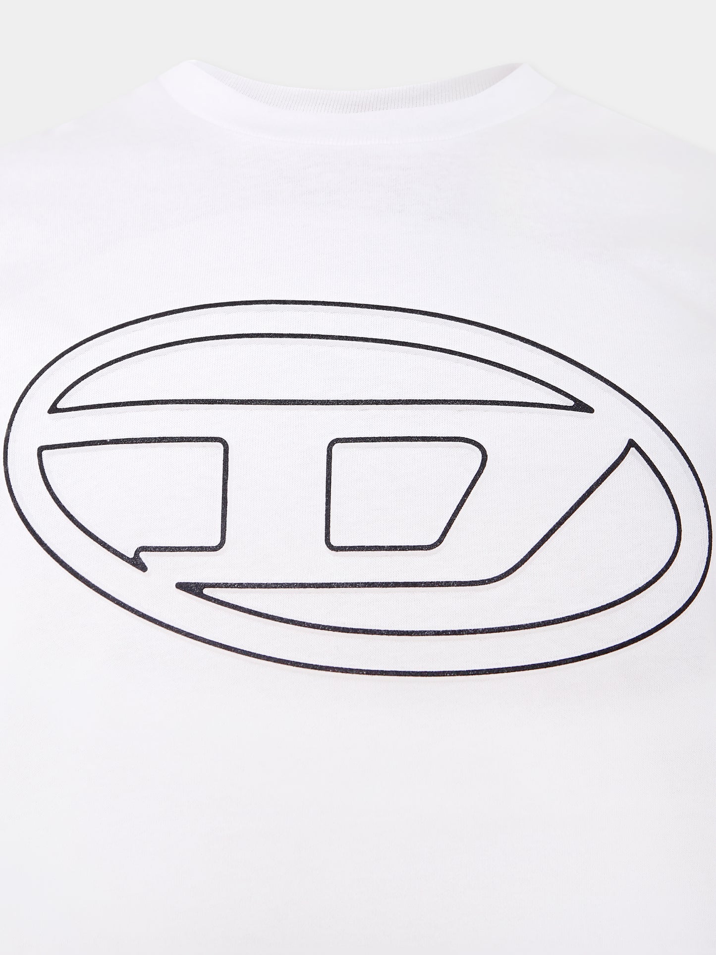 T-shirt bianca per bambino con logo,Diesel,J01788 0BEAF K100