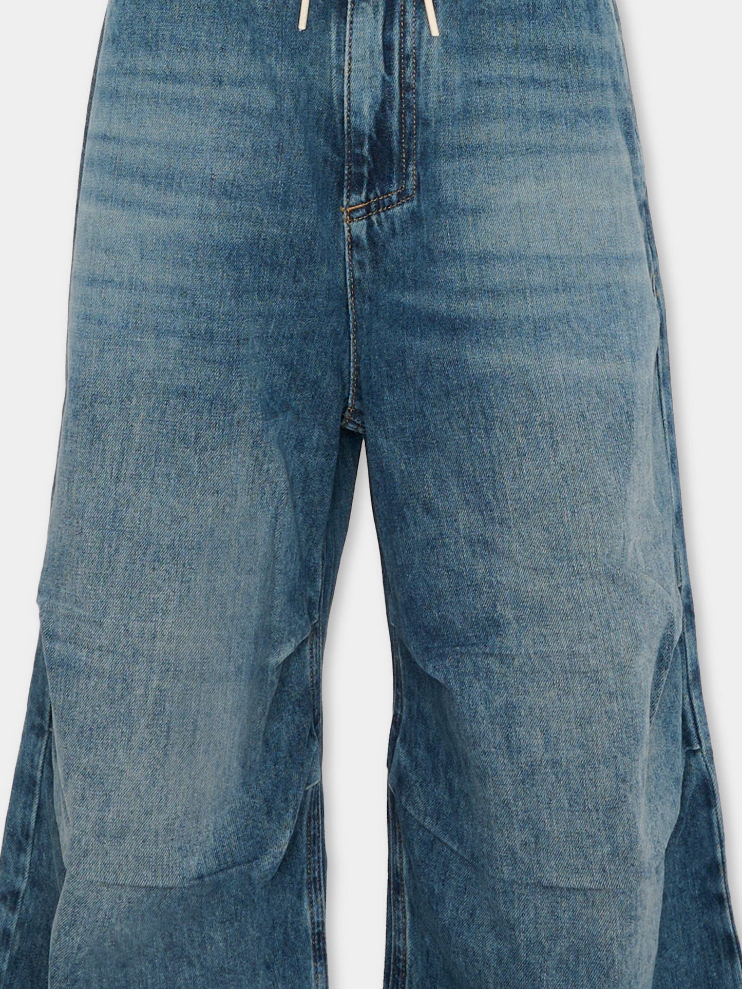 Jeans denim per bambino con logo,Mm6 Maison Margiela,M60970 MM07A M601