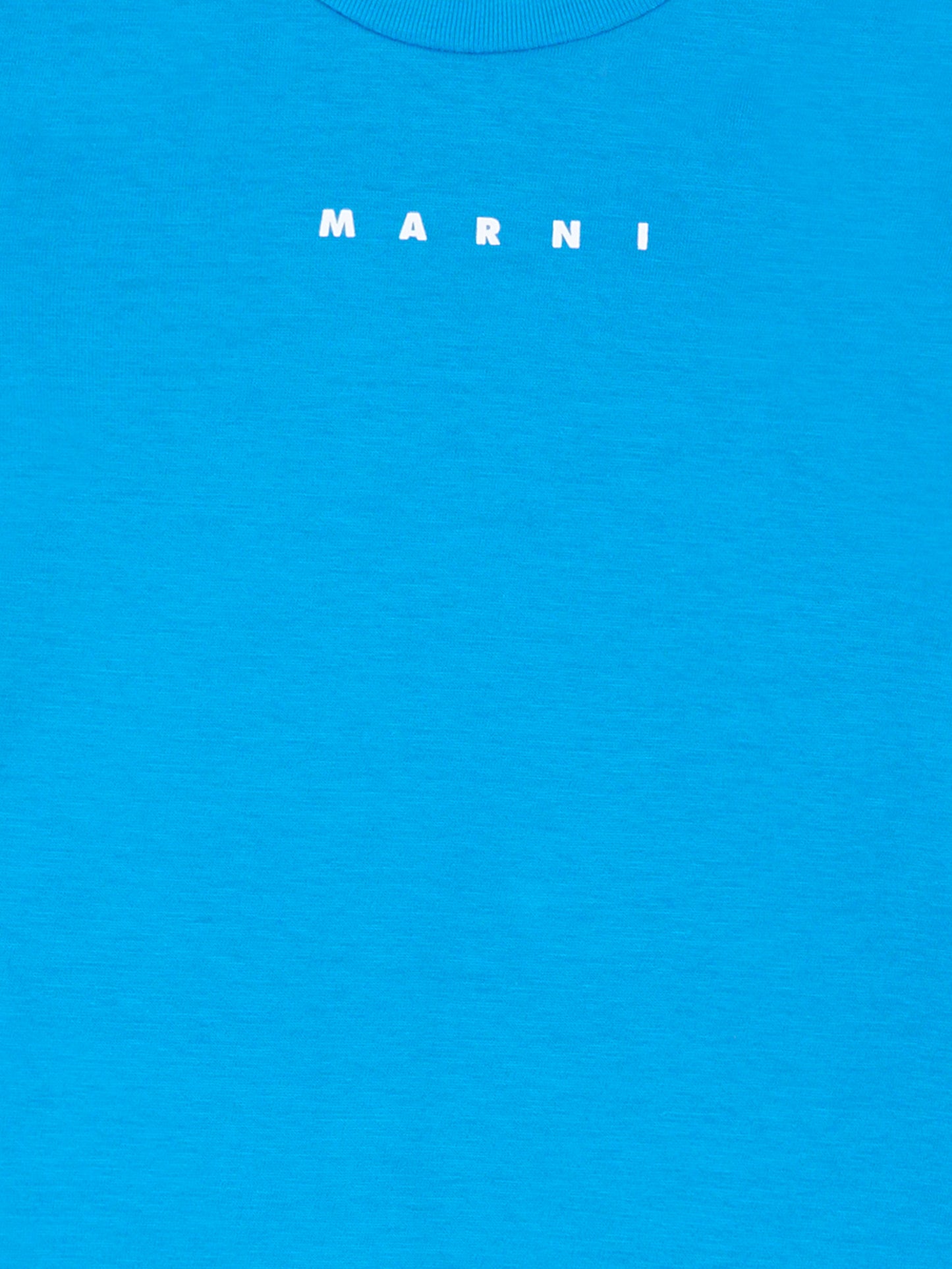 T-shirt blu per neonato con logo,Marni Kids,M01785 M00RF 0M859