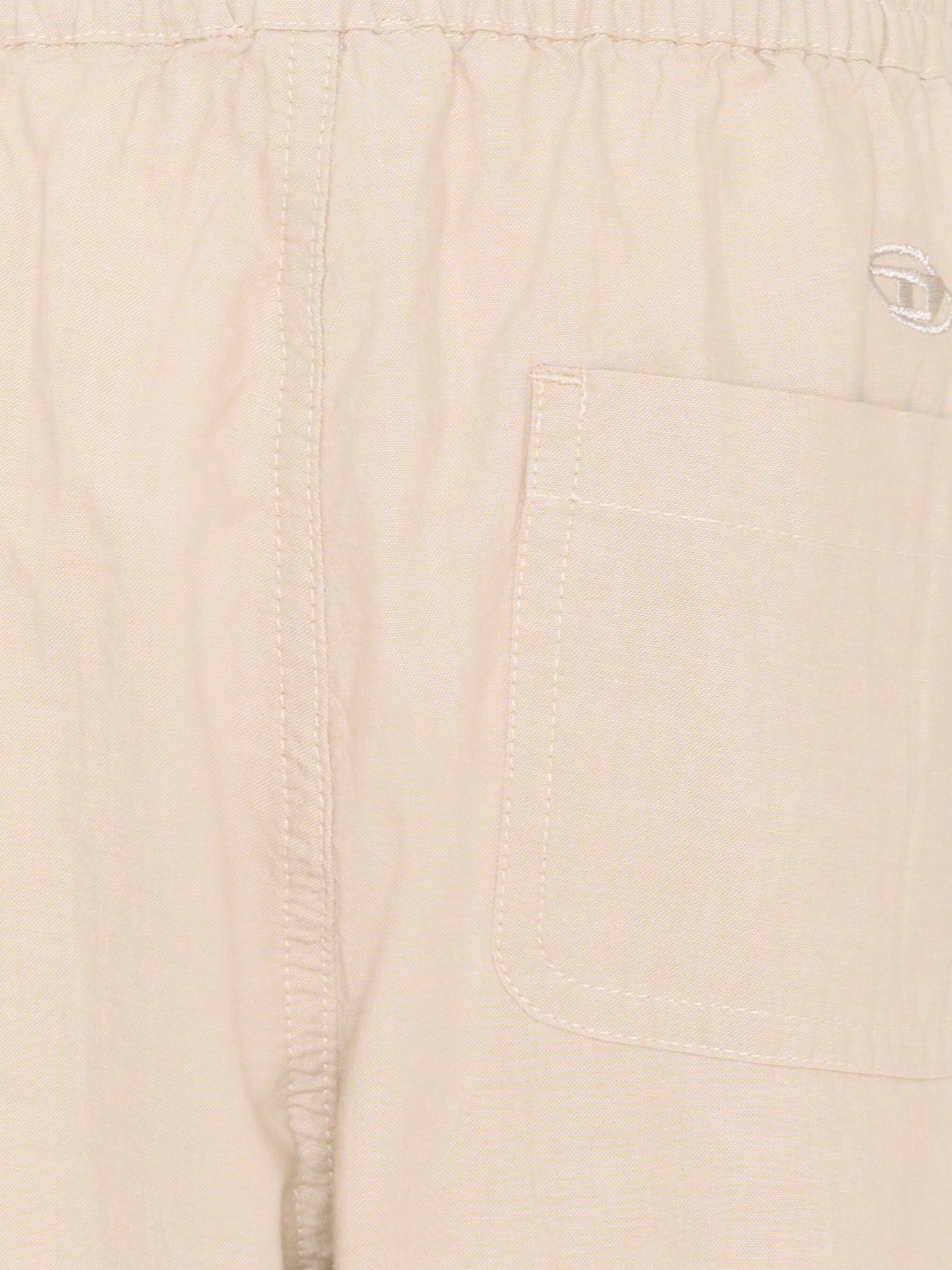 Pantaloni casual beige per bambino con logo,Diesel,J02659 KXBSN K141