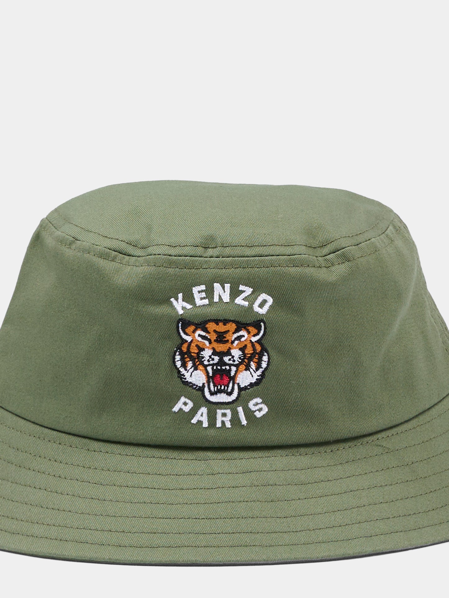 Cloche verde per bambini con Lucky Tiger,Kenzo Kids,K61830 64B