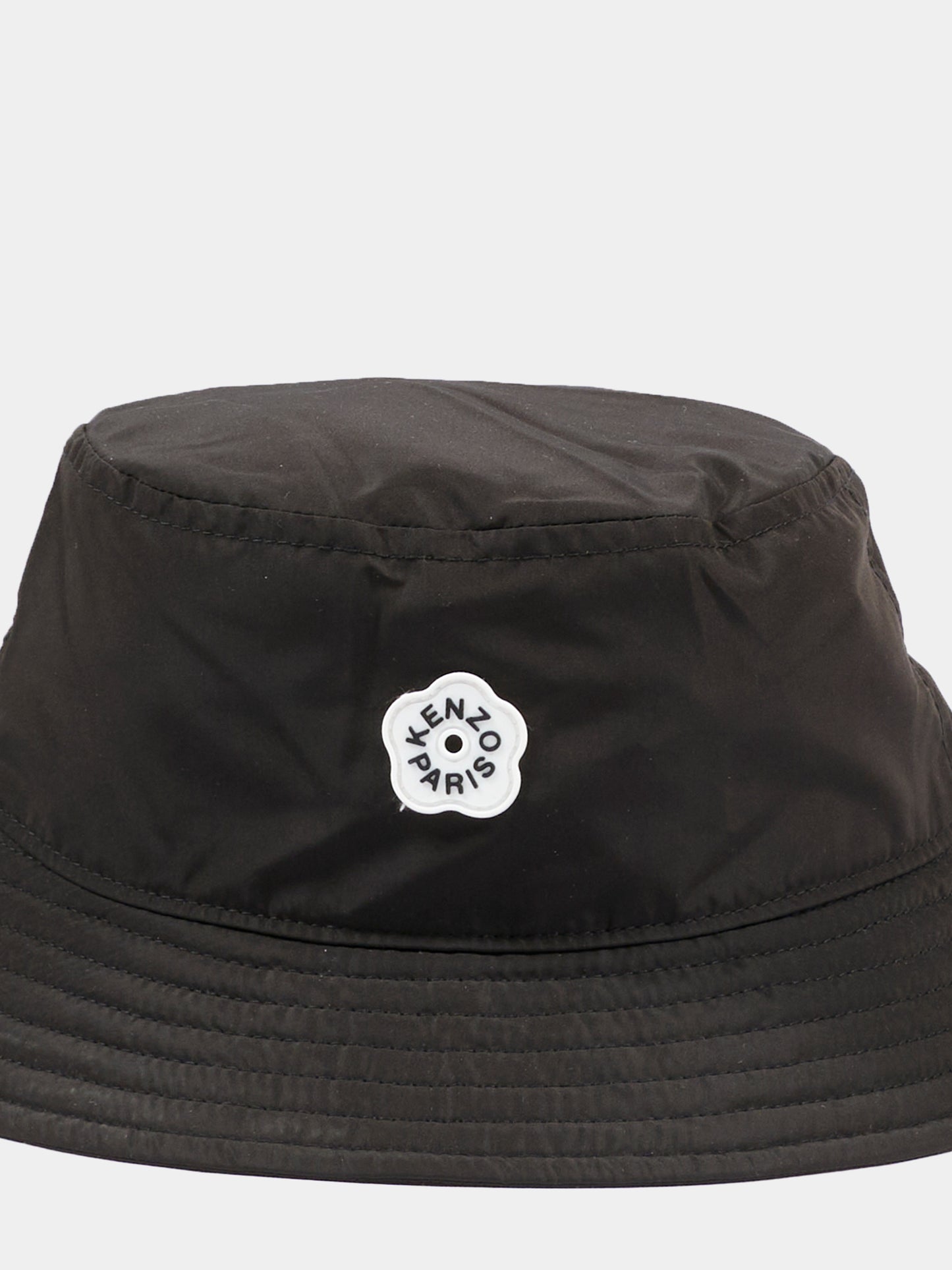 Cloche nera per bambini con papavero,Kenzo Kids,K61834 095