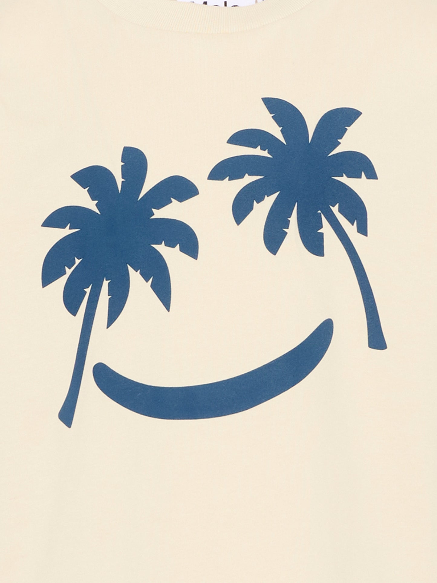 T-shirt beige Rame per bambino con palme,Molo,1S26A202 9813