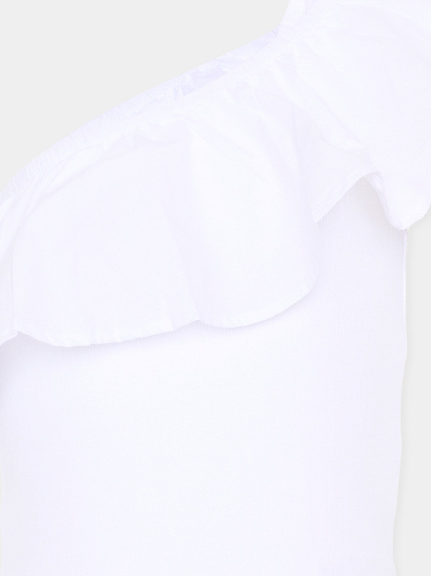 Top bianco Rebecca per bambina con volant,Molo,2S26A102 5636