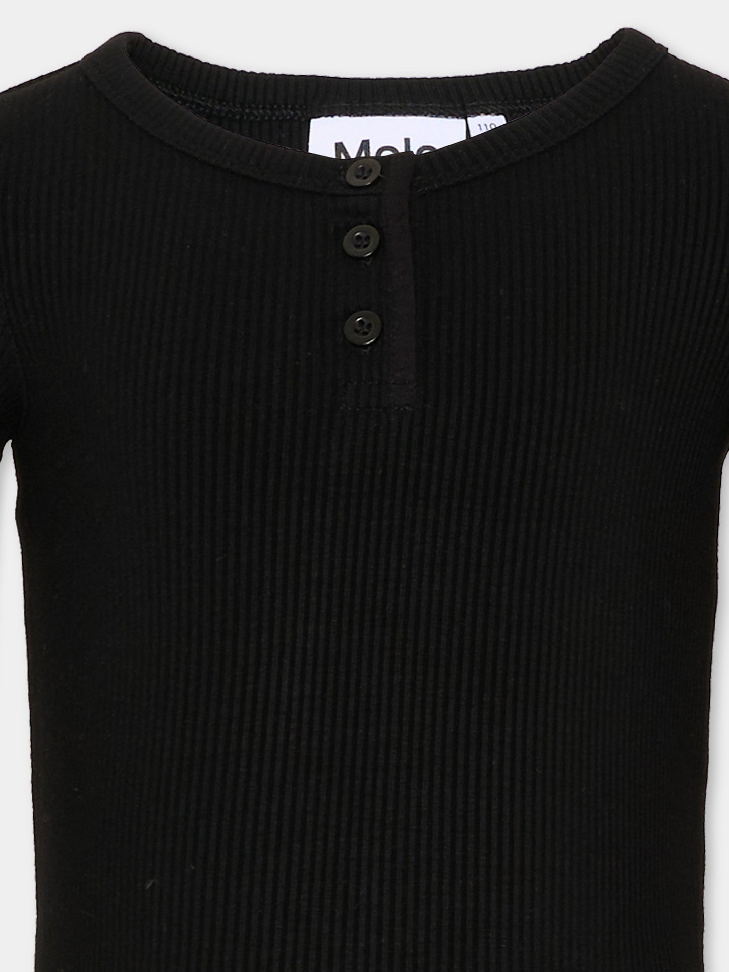 T-shirt Rubertha nera per bambina,Molo,2S26A401 0099