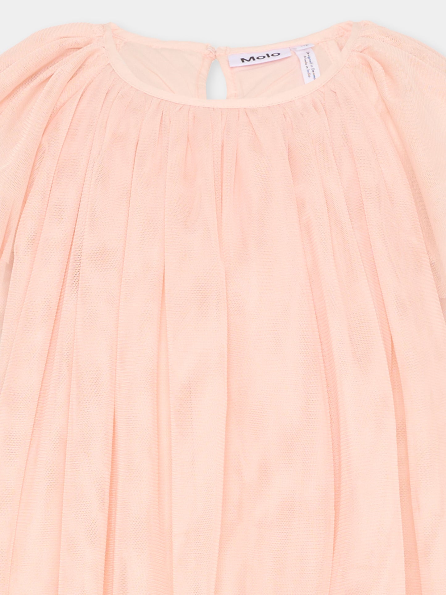 Vestito Cocolita rosa per bambina con logo,Molo,2S26E127 8058